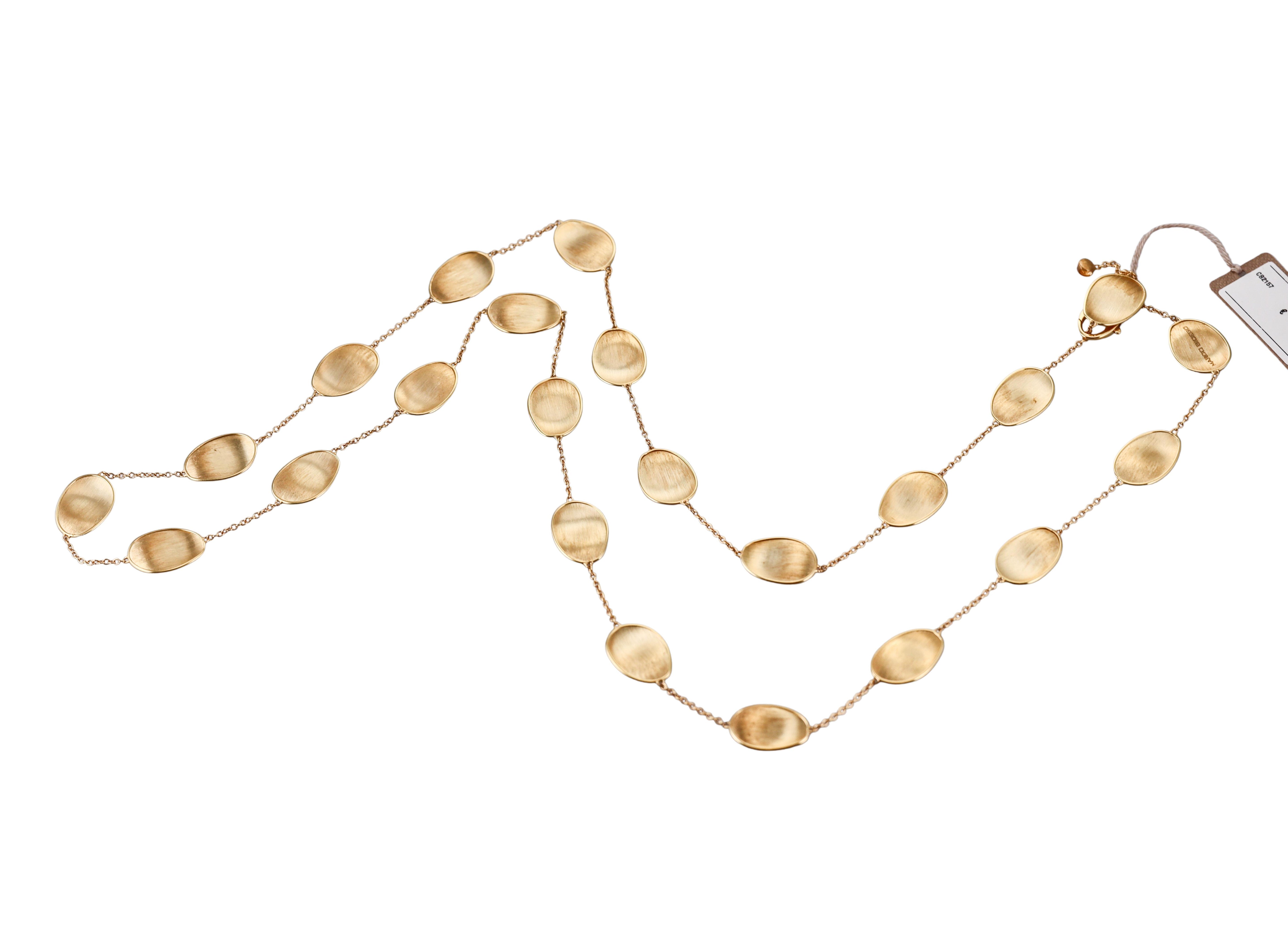 Marco Bicego Lunaria Gold Long Necklace
