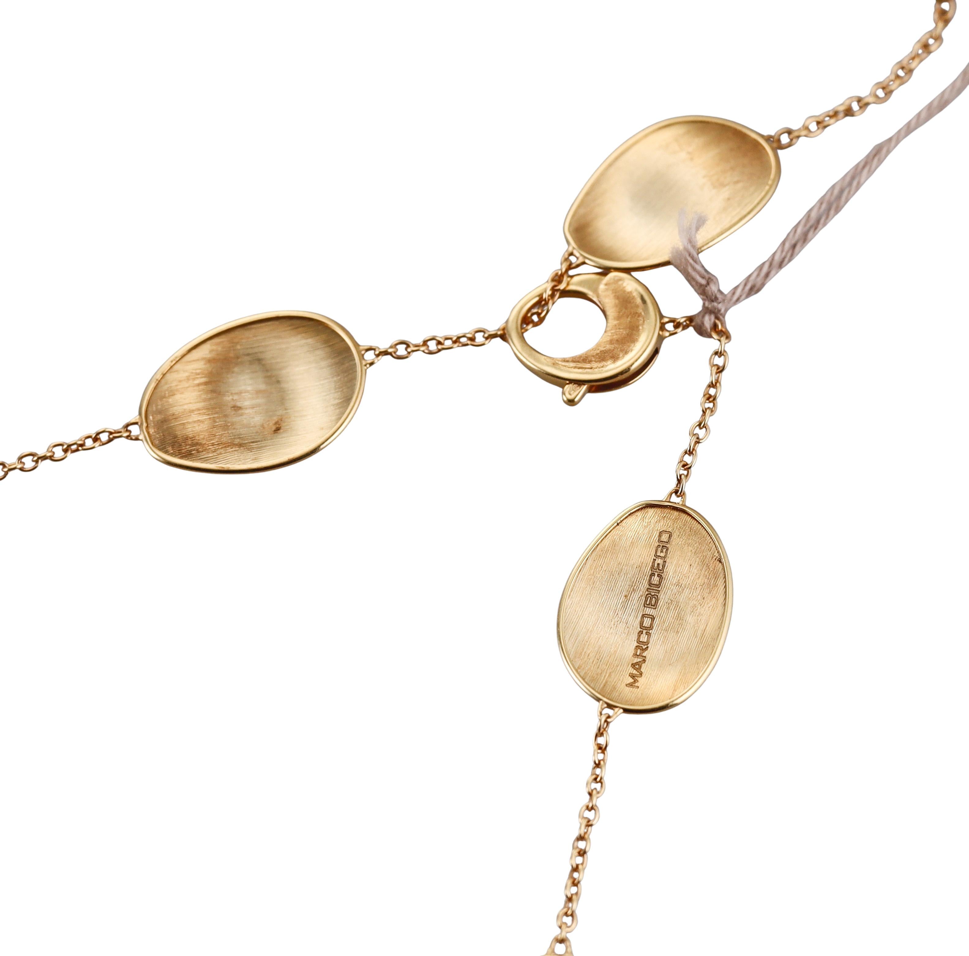 Marco Bicego Lunaria Gold Long Necklace