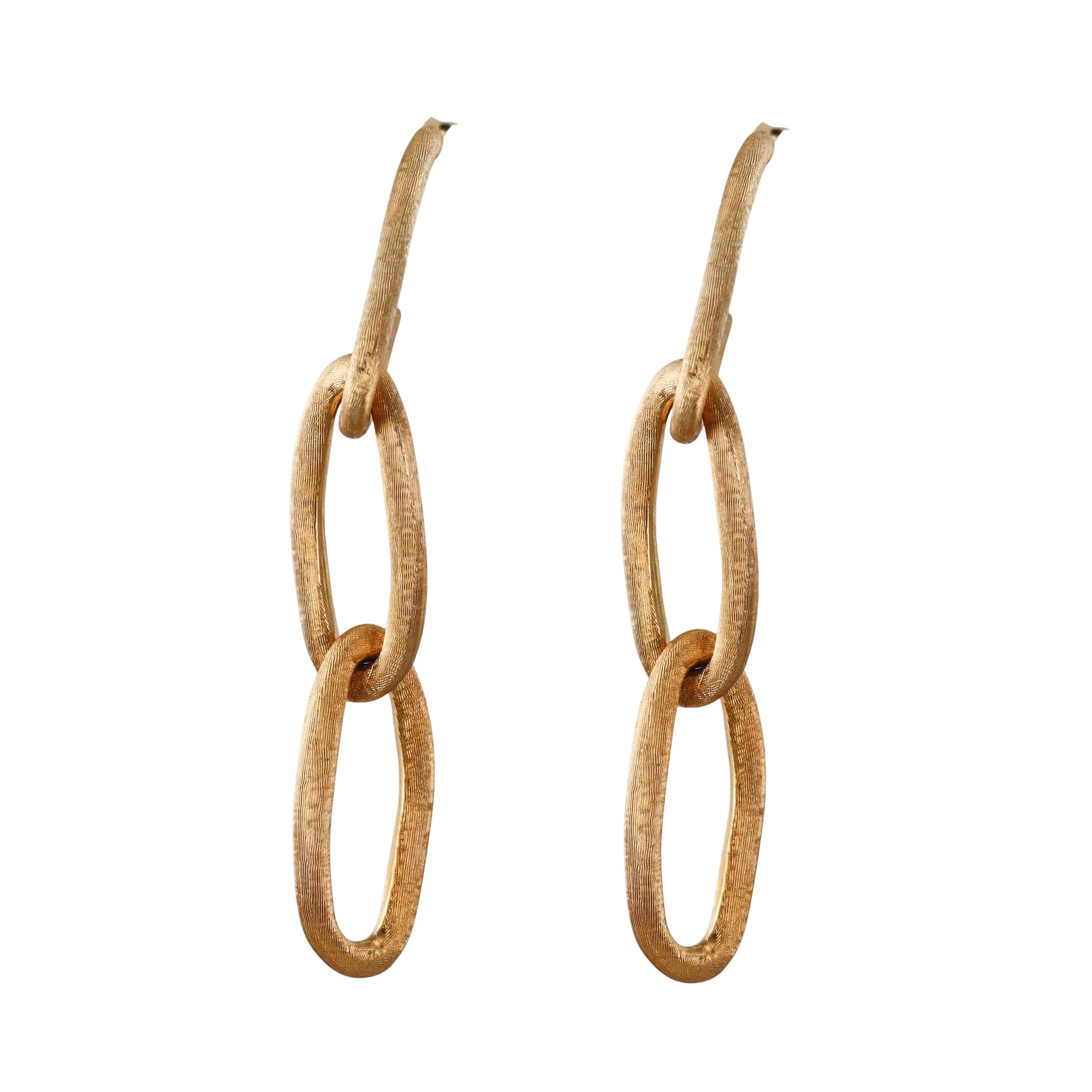 Marco Bicego Jaipur Gold Triple Link Earrings