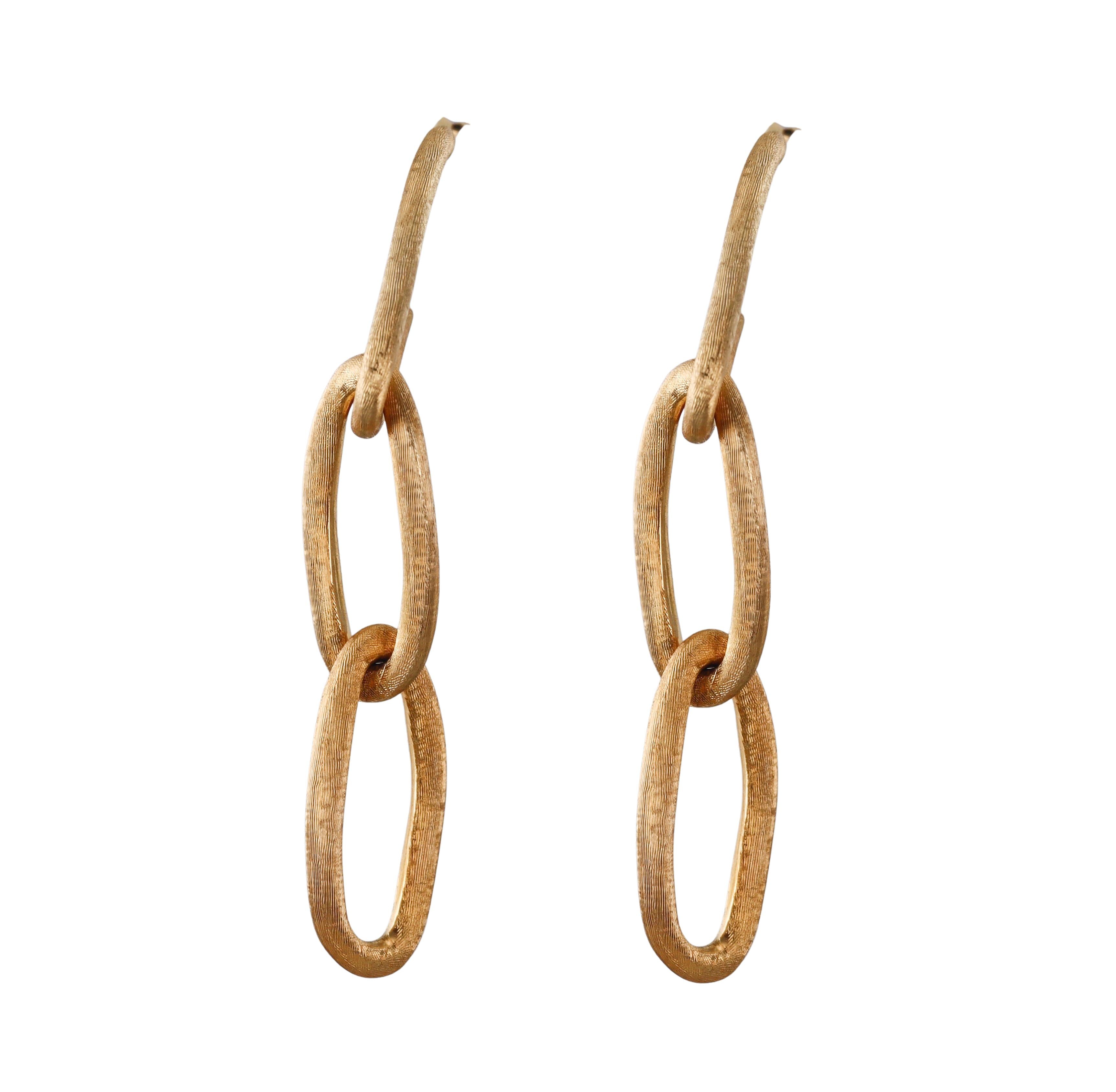 Marco Bicego Jaipur Gold Triple Link Earrings
