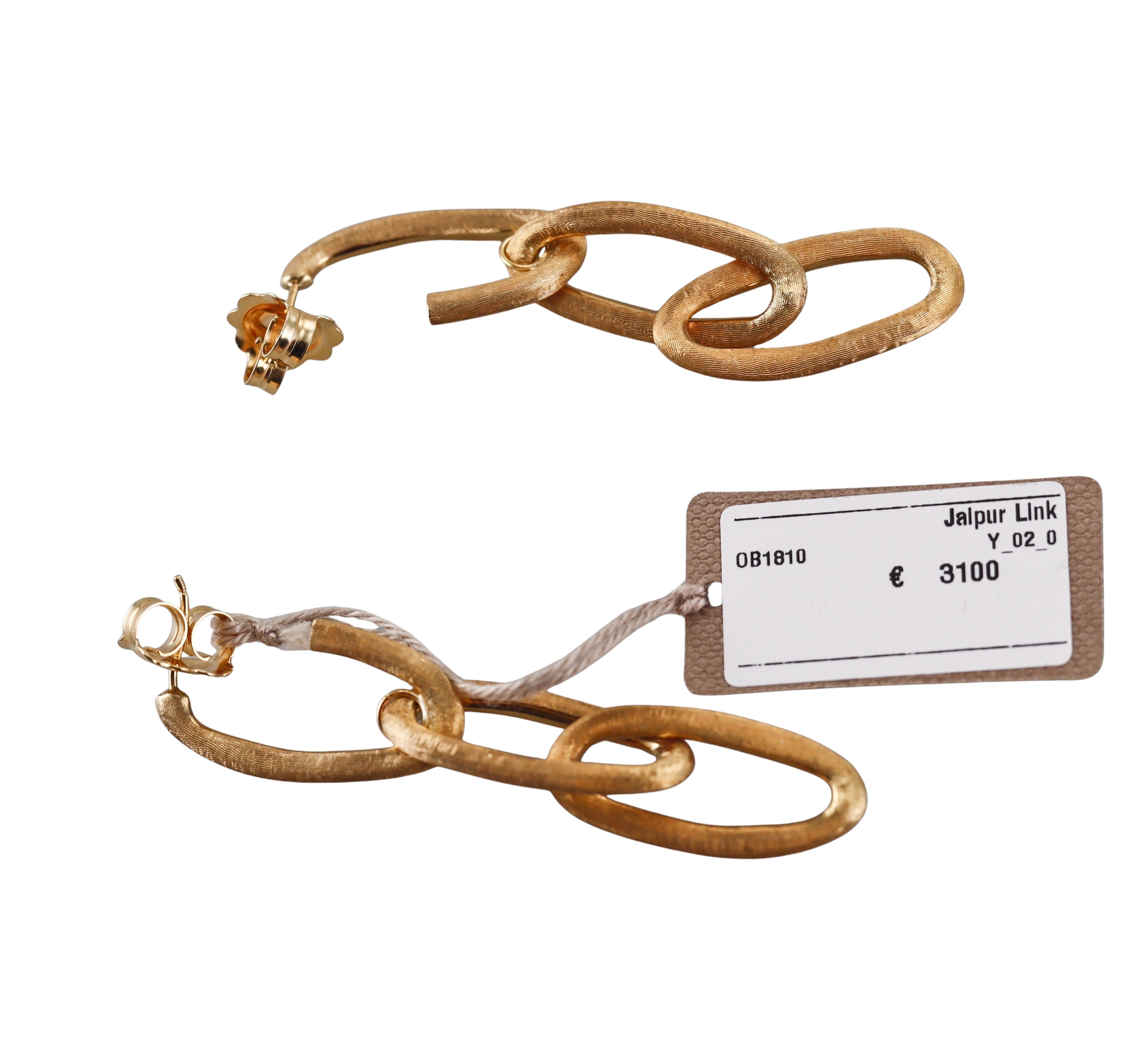 Marco Bicego Jaipur Gold Triple Link Earrings