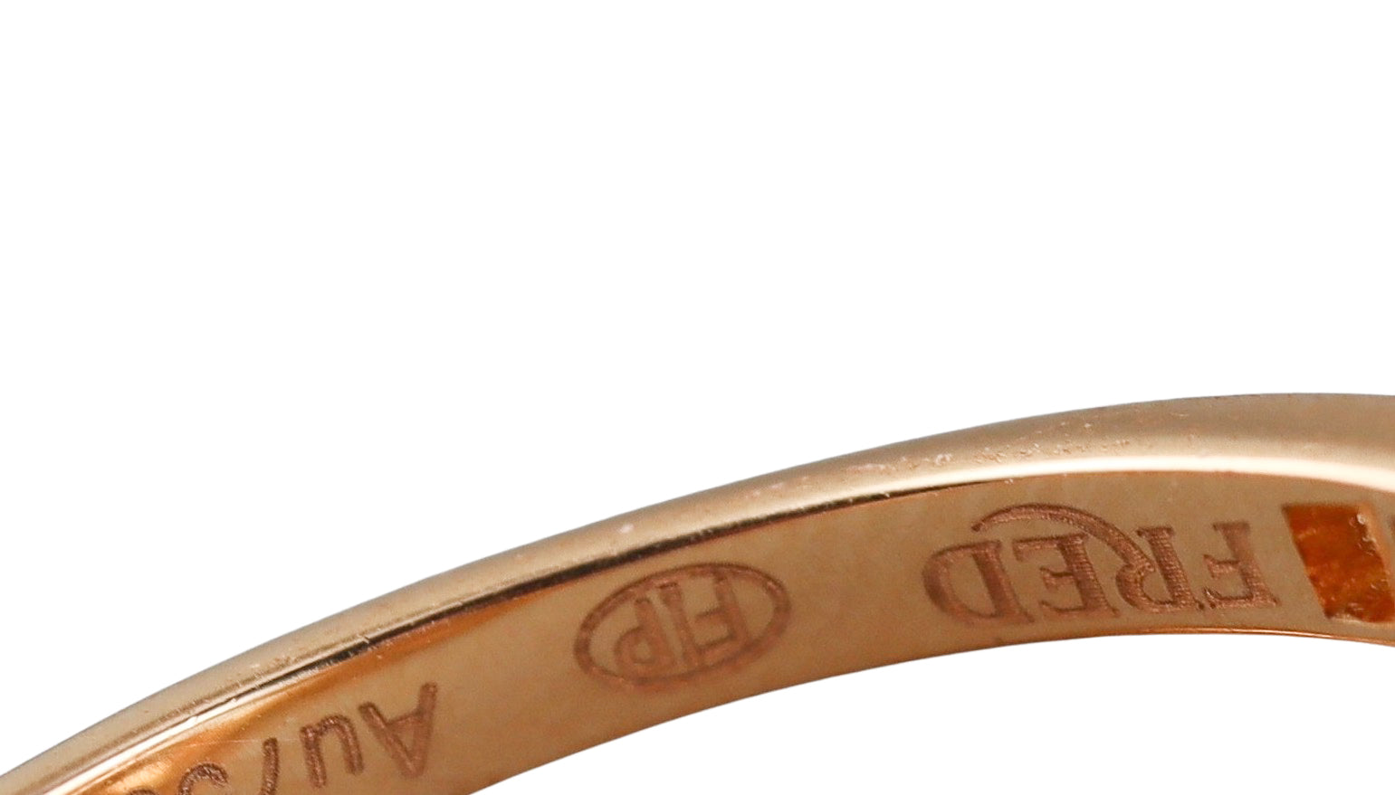 Fred Chance Infinie Rose Gold Diamond Full Pave Medium Model Ring
