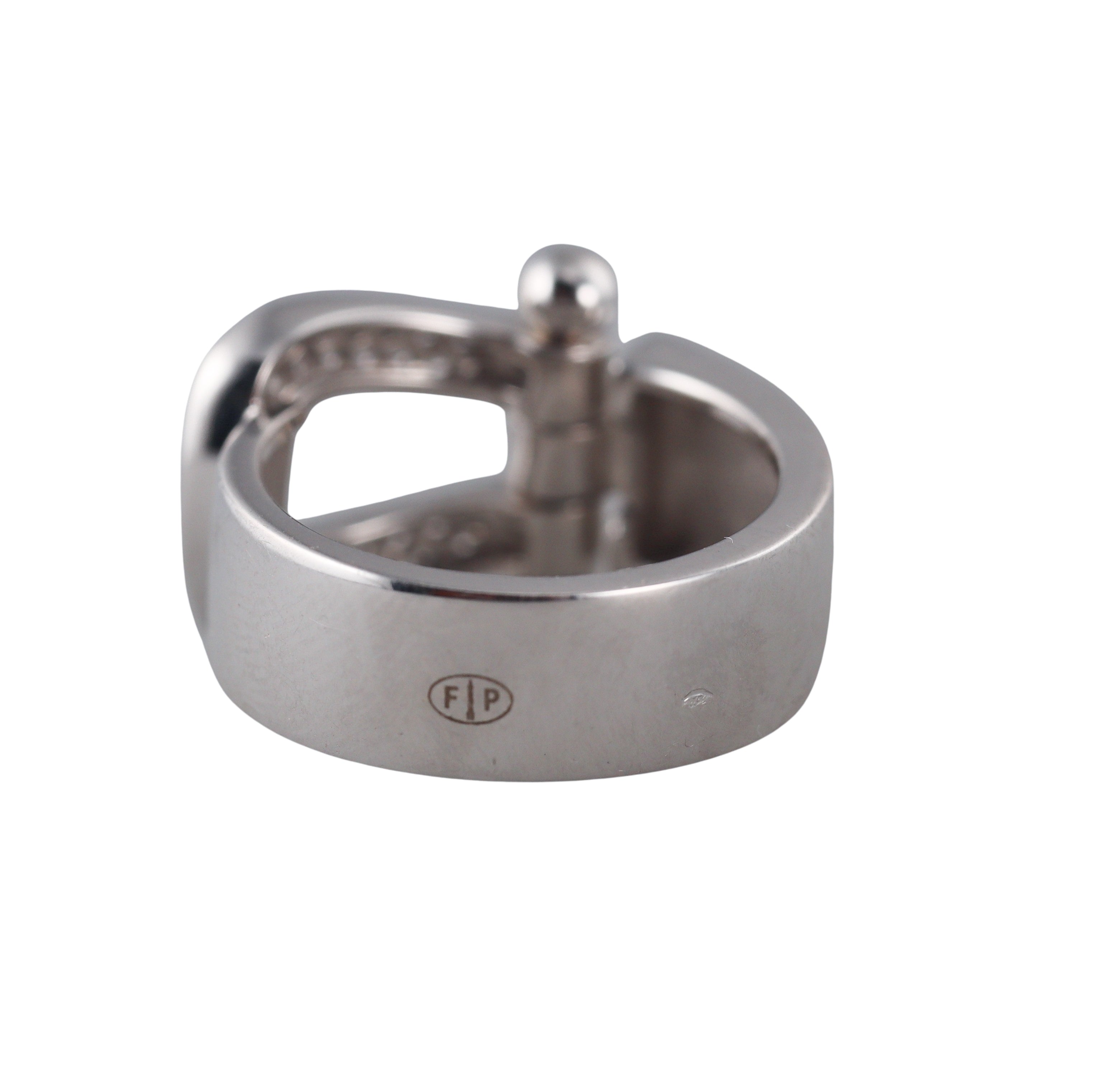 Fred Force 10 White Gold Diamond Large Model Ring