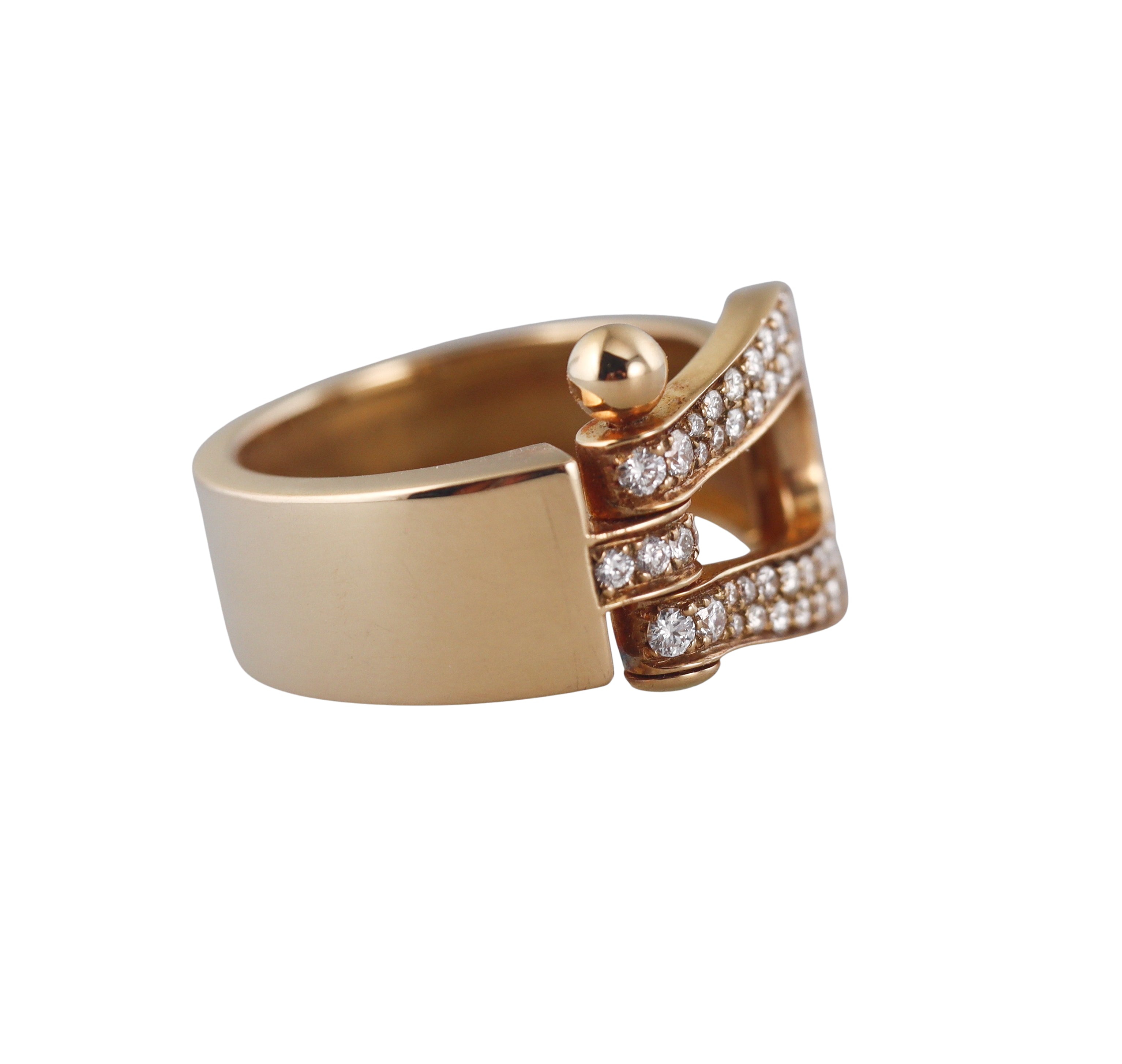 Fred Force 10 Yellow Gold Diamond Large Model Ring
