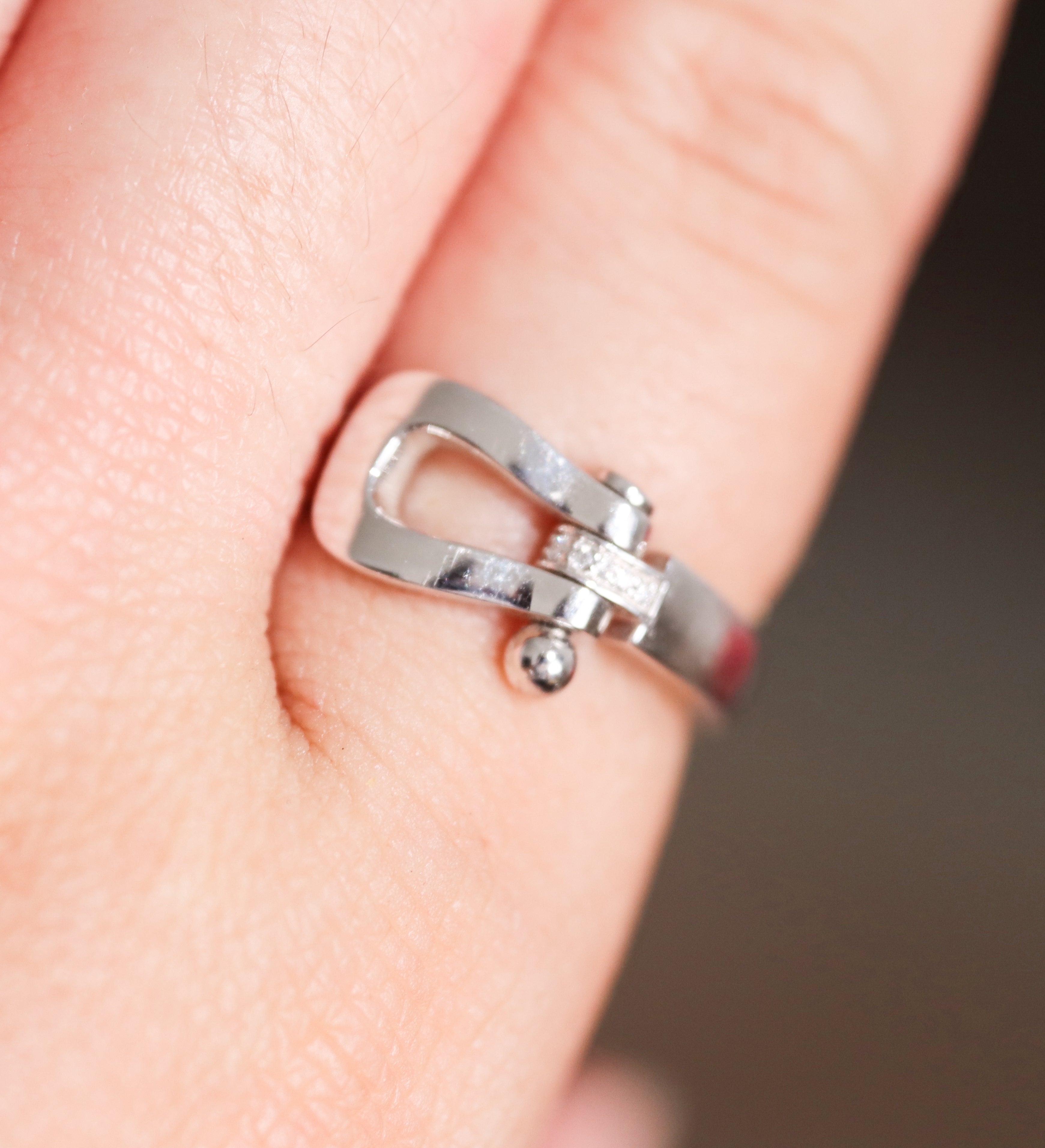 Fred Force 10 White Gold Diamond Medium Model Ring