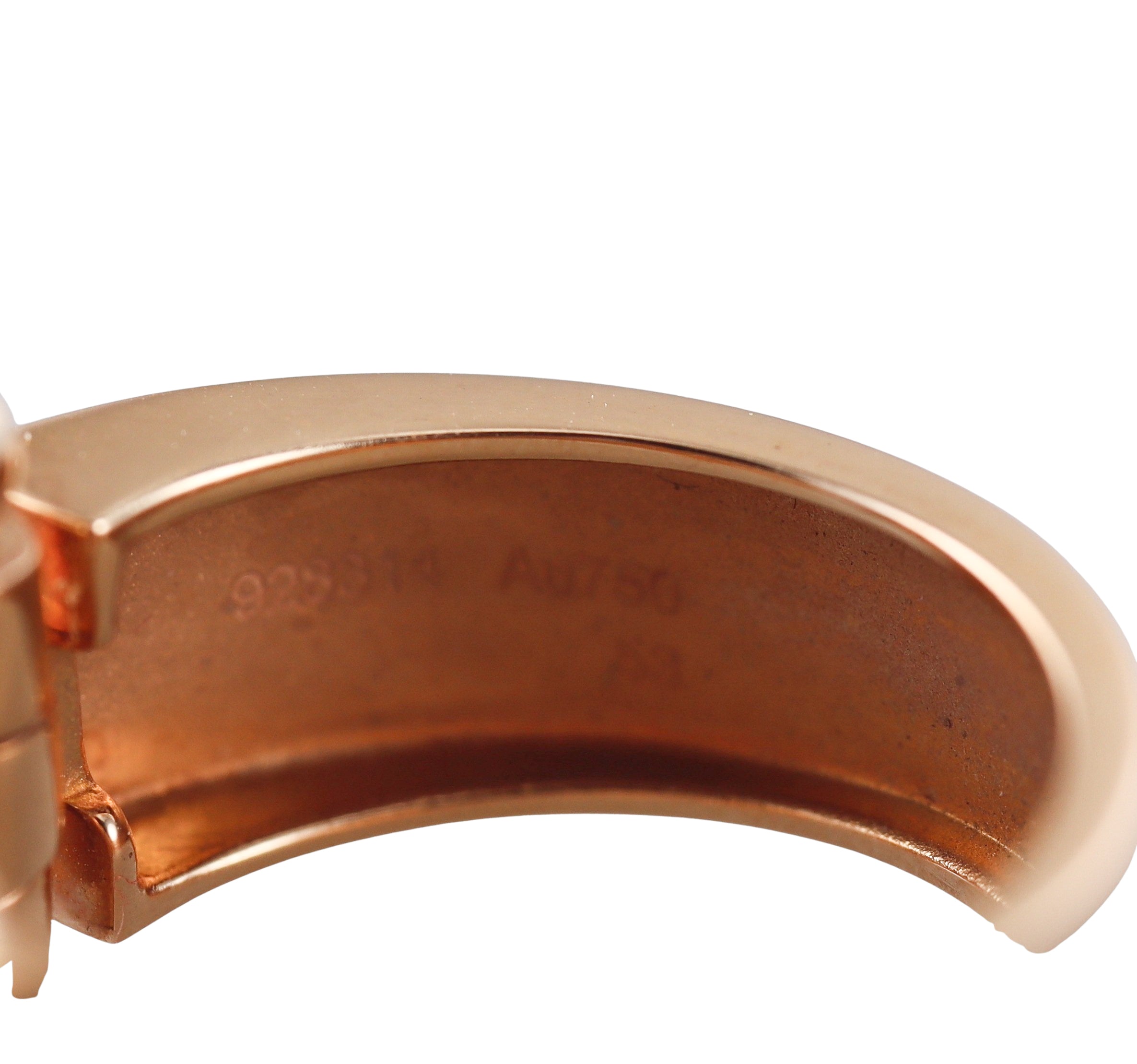 Fred Paris Force 10 18k Rose Gold Diamond Large Model Ring