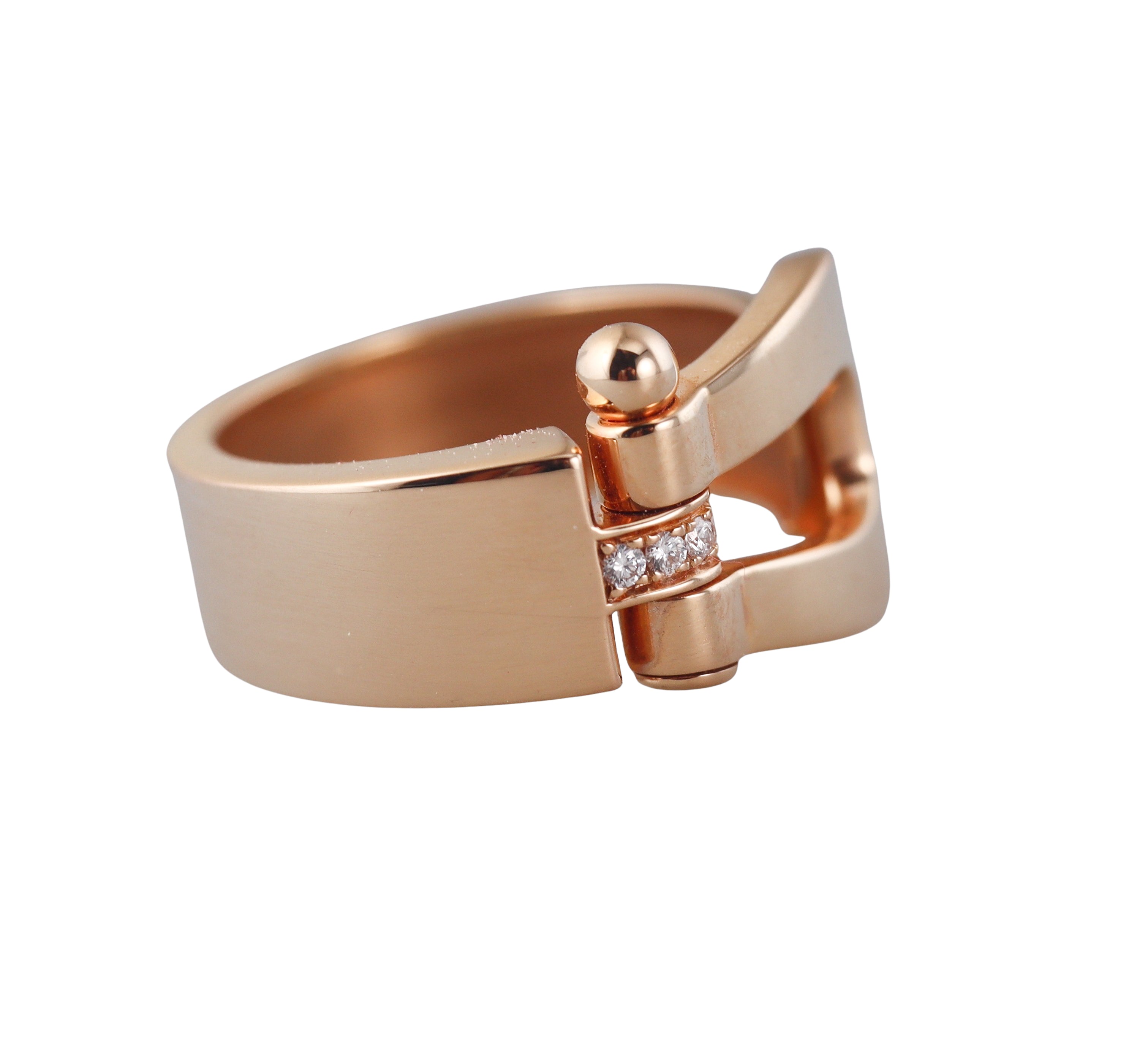 Fred Force 10 Rose Gold Diamond Large Model Ring