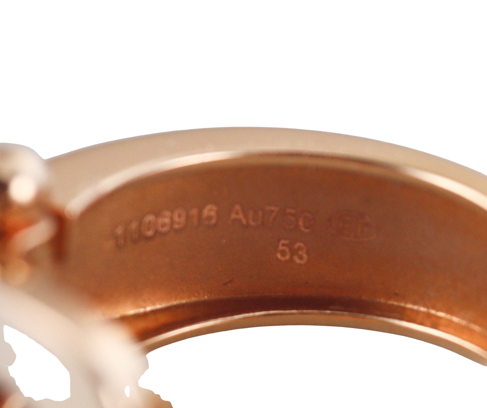 Fred Force 10 Rose Gold Diamond Large Model Ring
