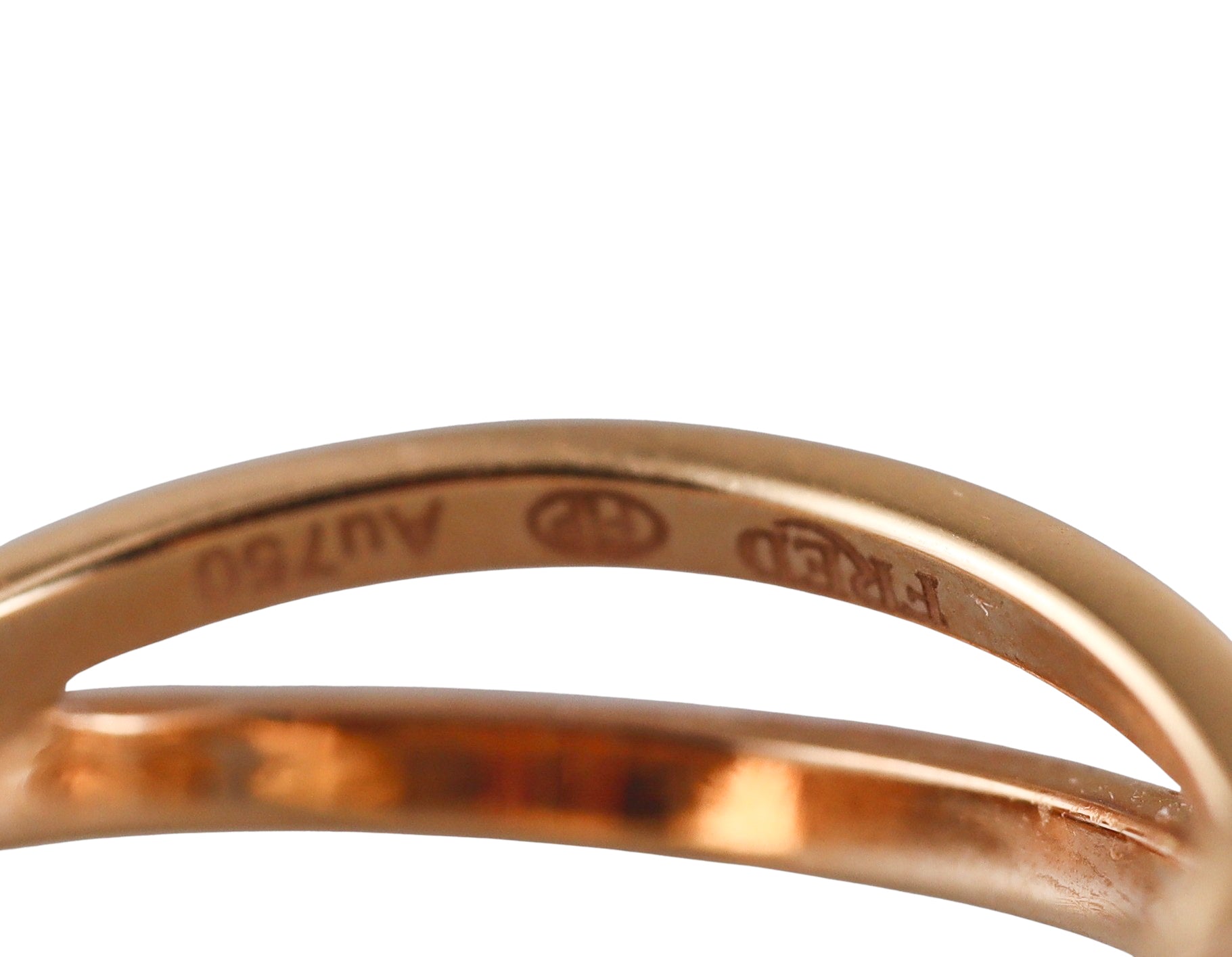 Fred Chance Infinie Rose Gold Diamond Full Pave Small Model Ring