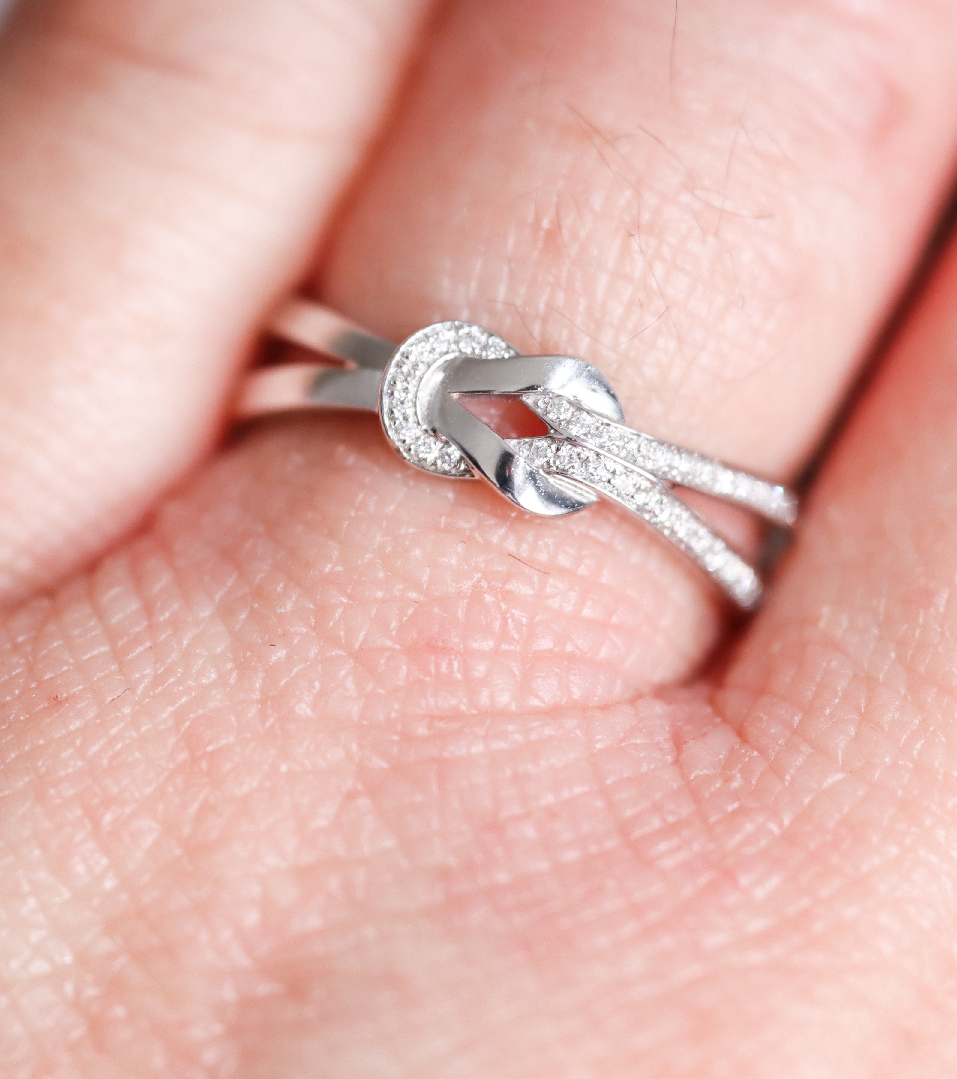 Fred Chance Infinie Diamond White Gold Small Model Ring