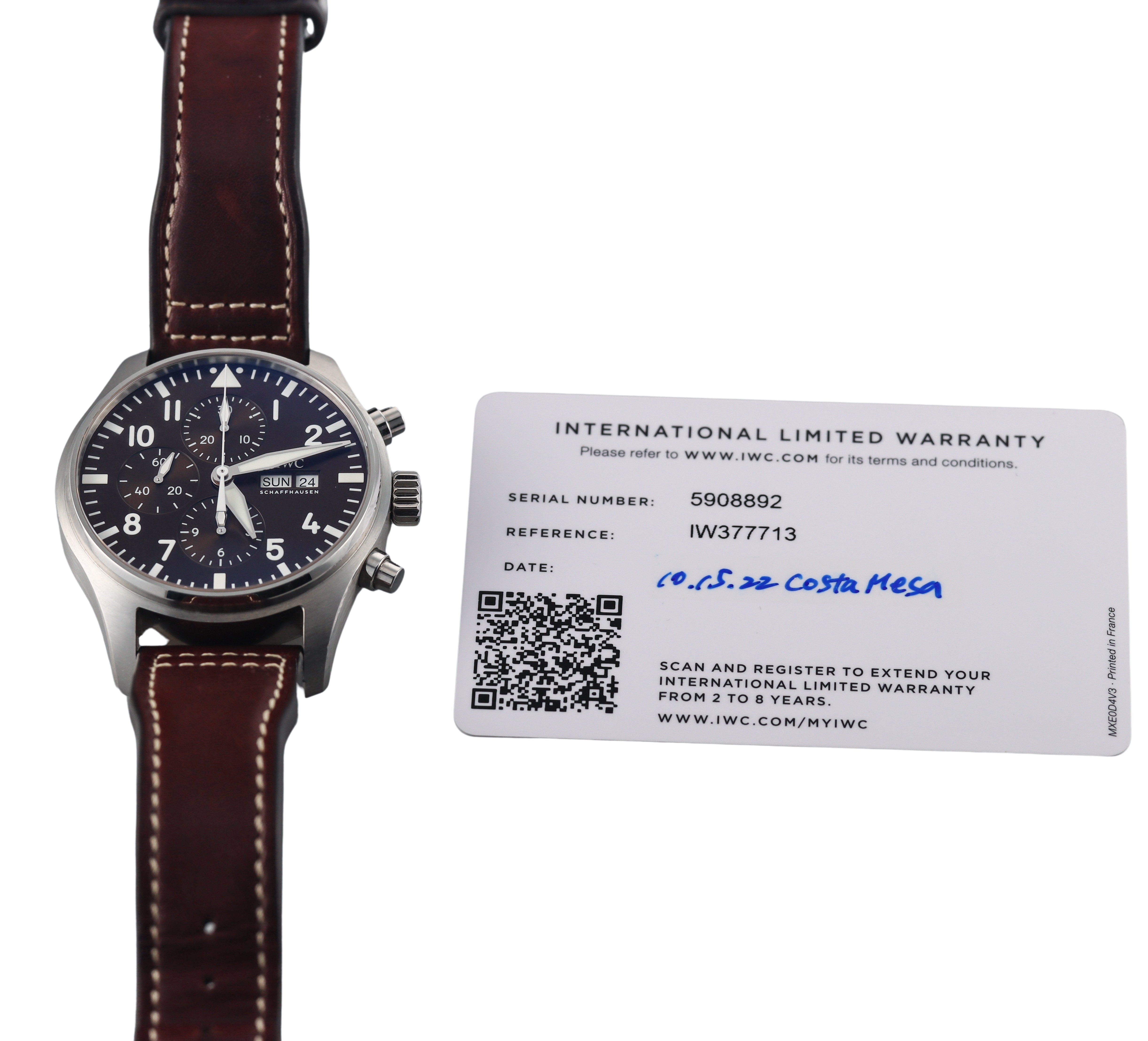 IWC Pilot's Watch Chronograph Edition "Antoine De Saint Exupery" IW377713