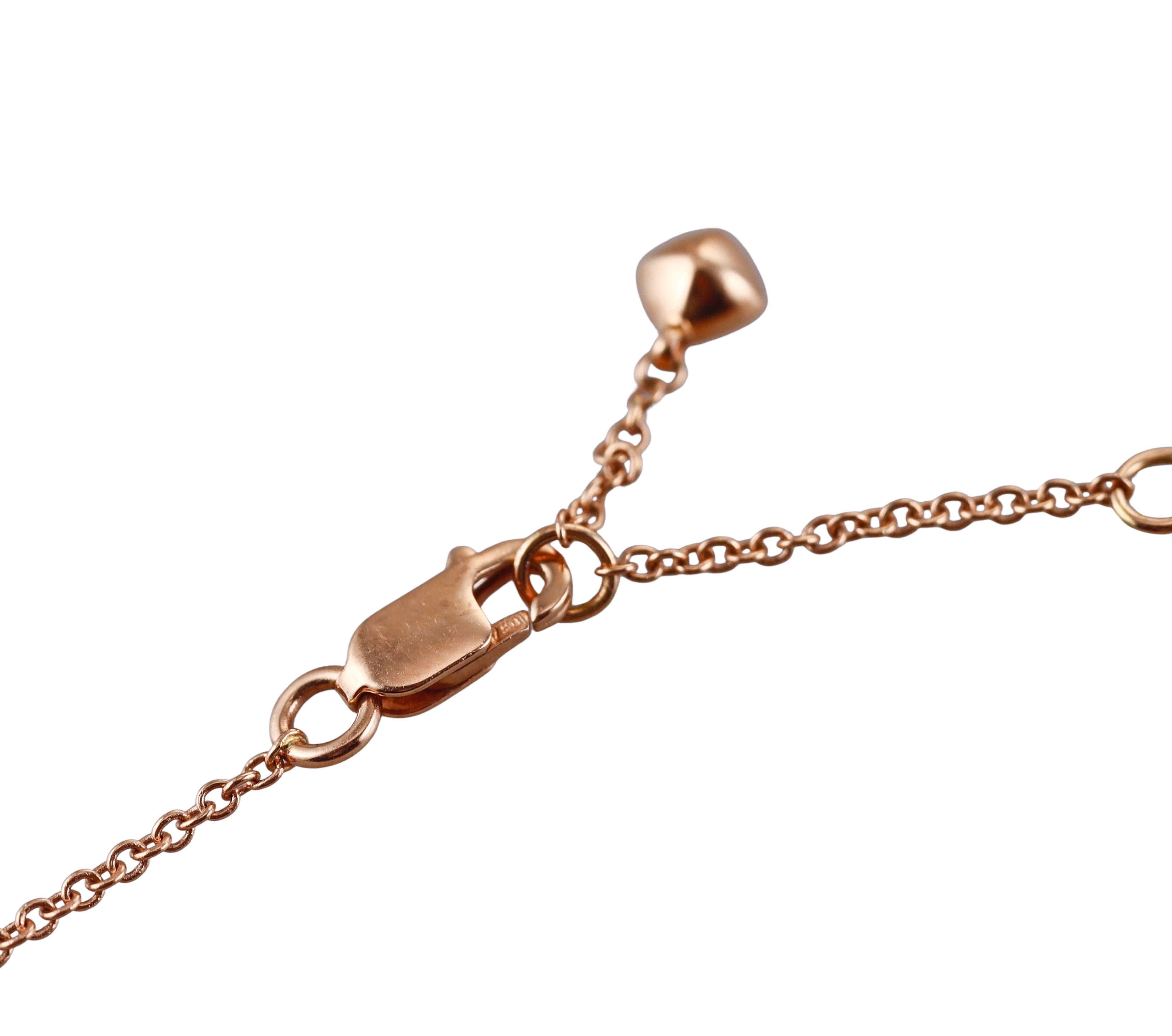 Fred Pain de Sucre Rose Gold Amethyst Diamond Necklace