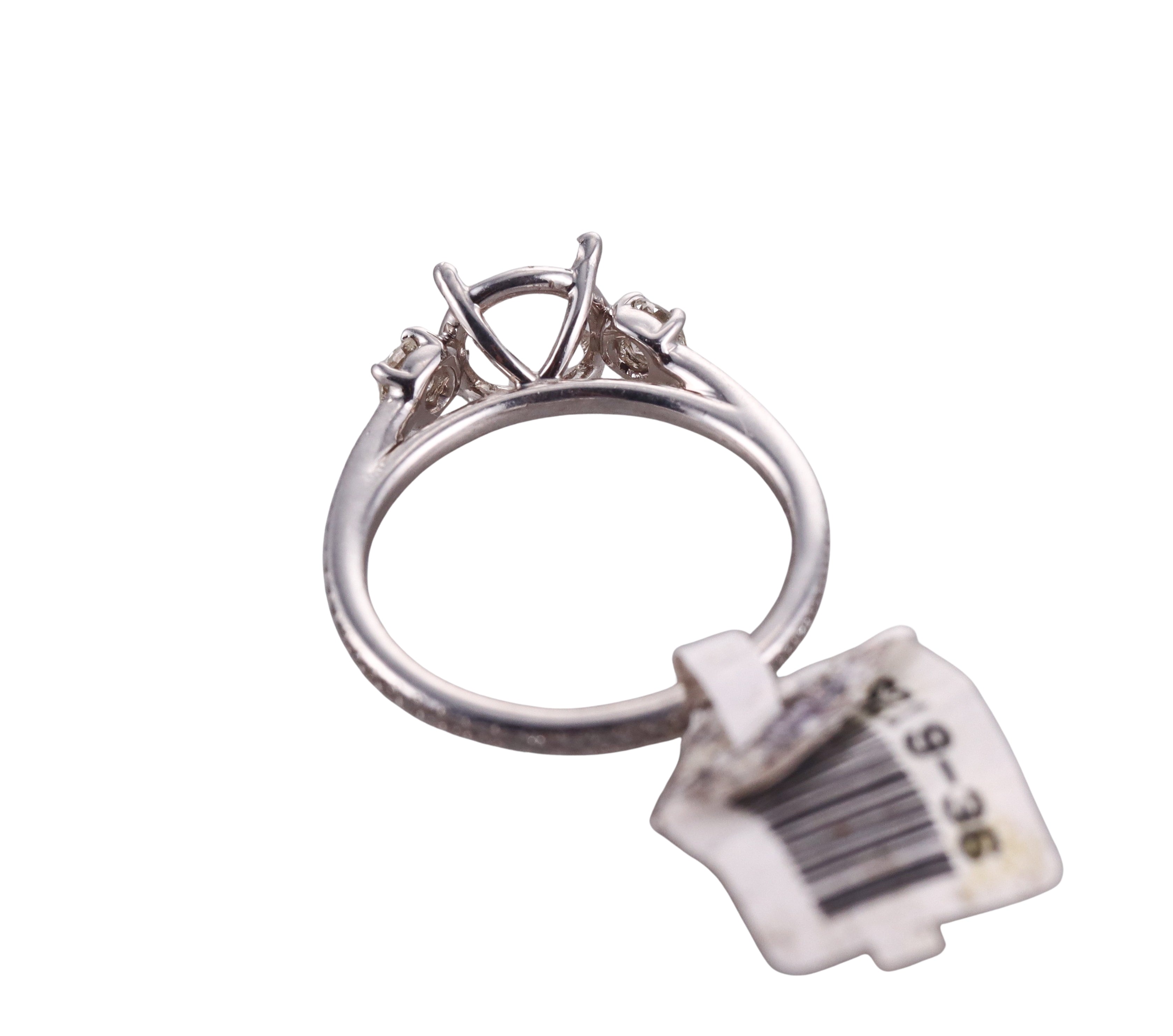Michael B. Platinum Engagement Ring Setting