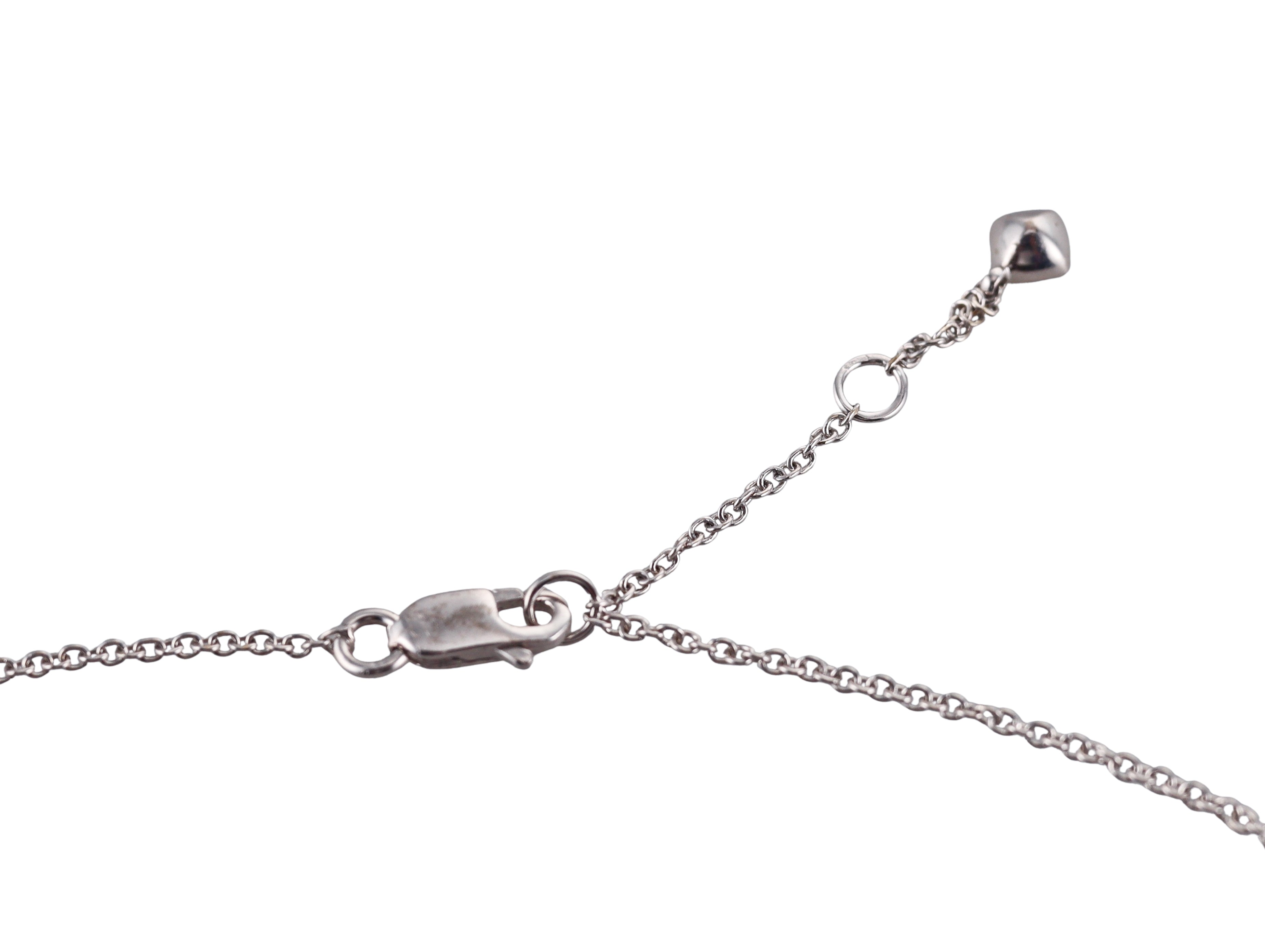 Fred Pain de Sucre White Gold Chalcedony Diamond Necklace