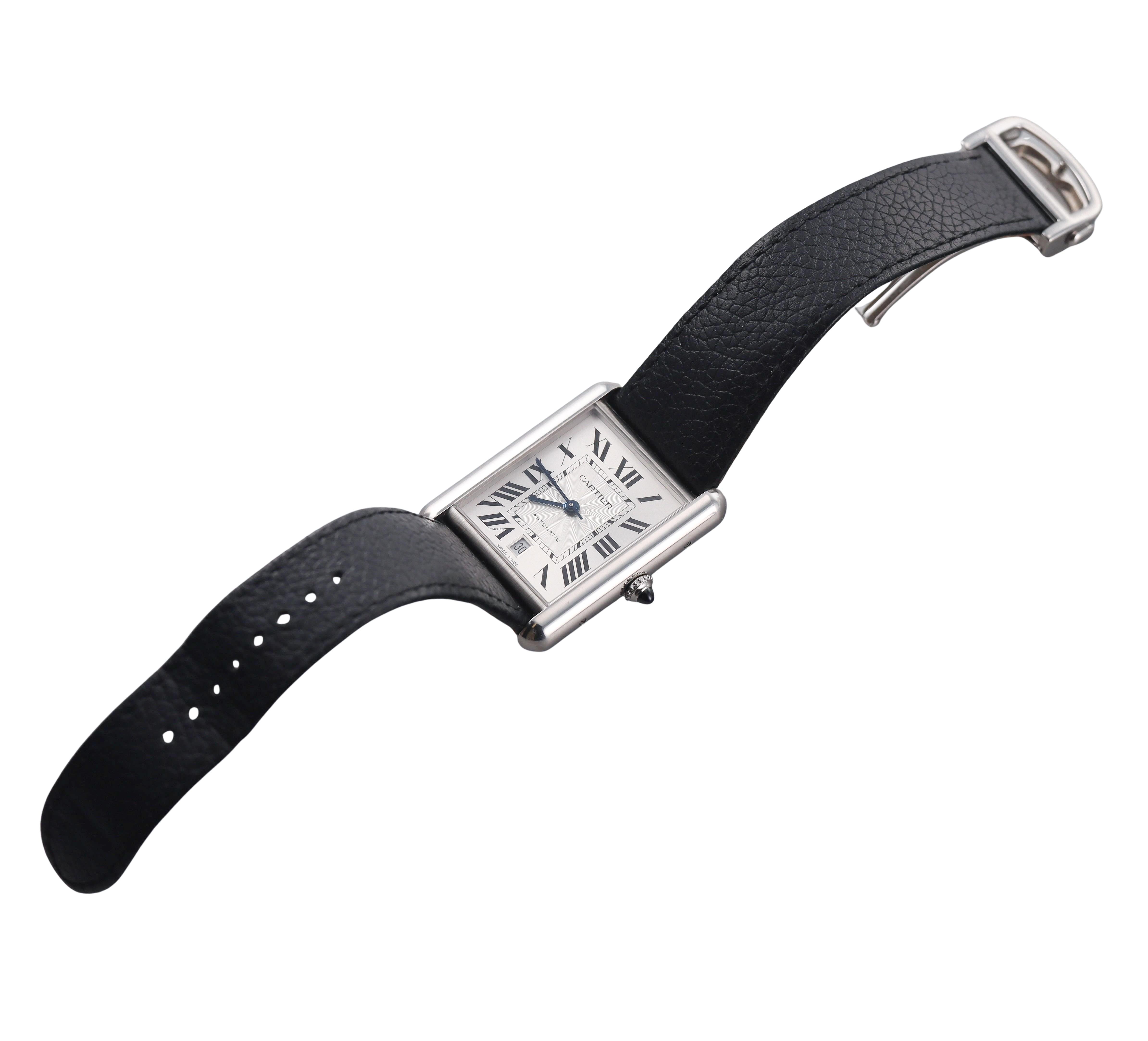 Cartier Tank Must XL Stainless Steel Automatic Watch WSTA0040