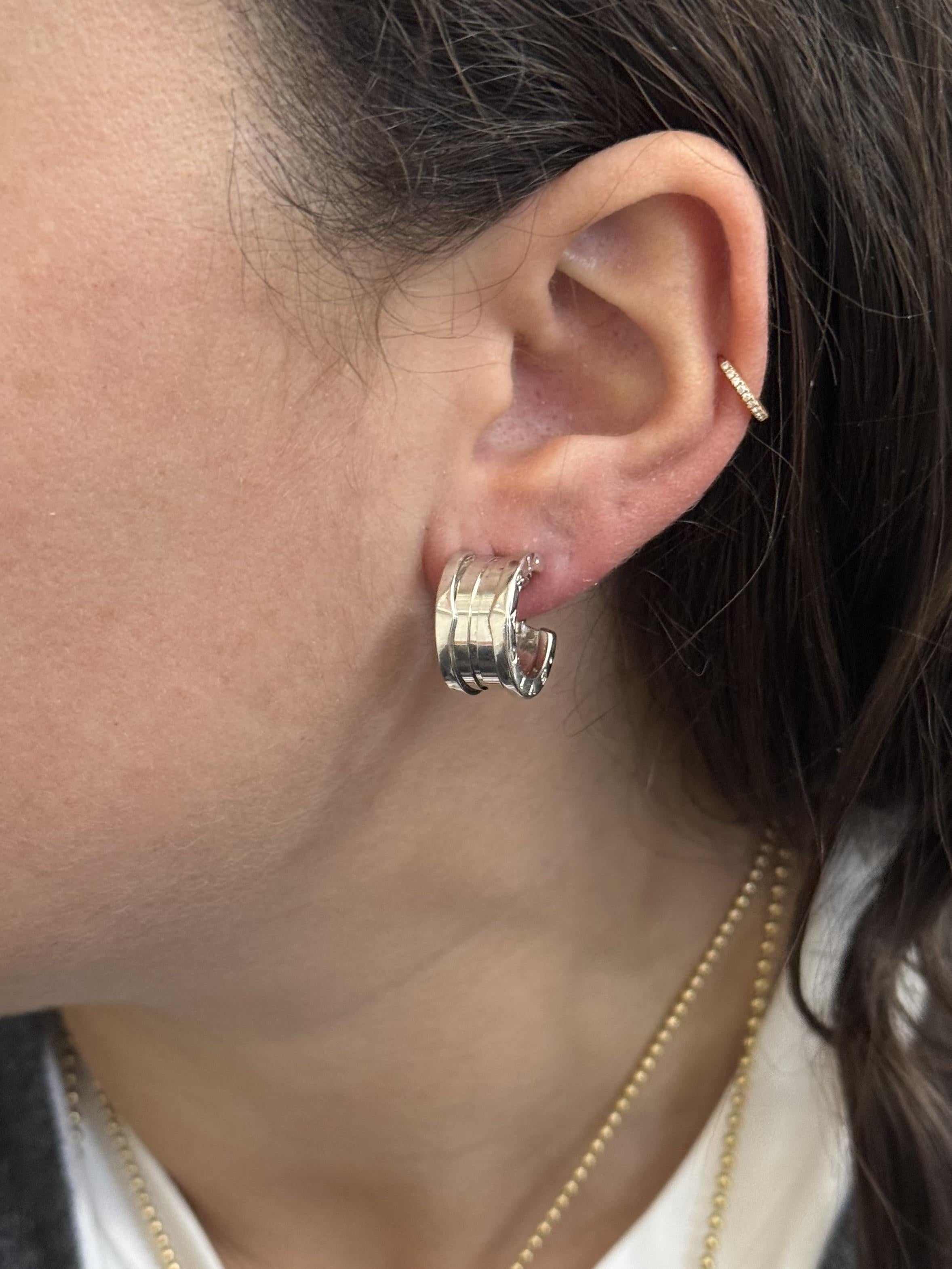 Bulgari B.Zero1 Gold Hoop Earrings