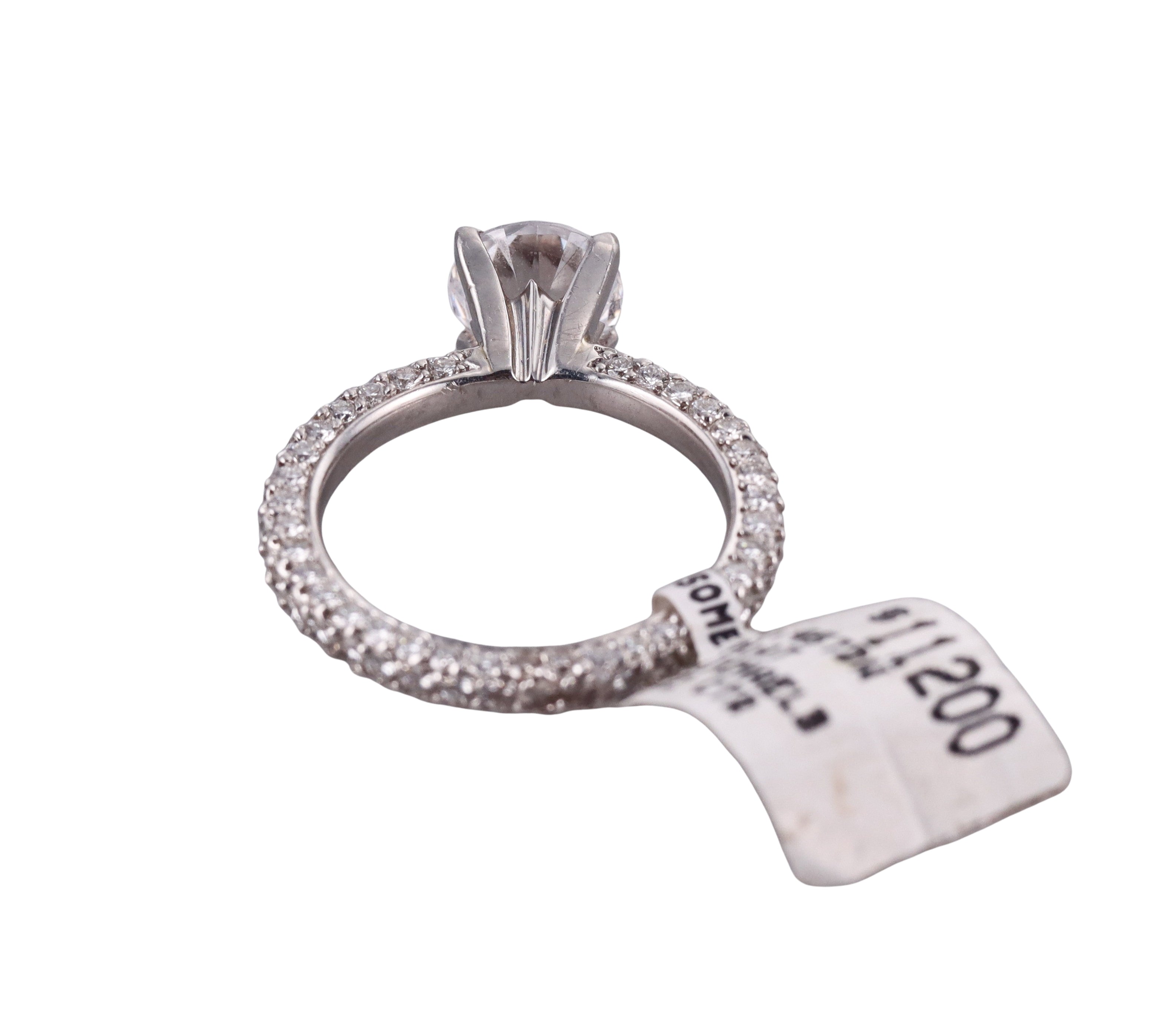 Michael B. Platinum Eternity Engagement Ring