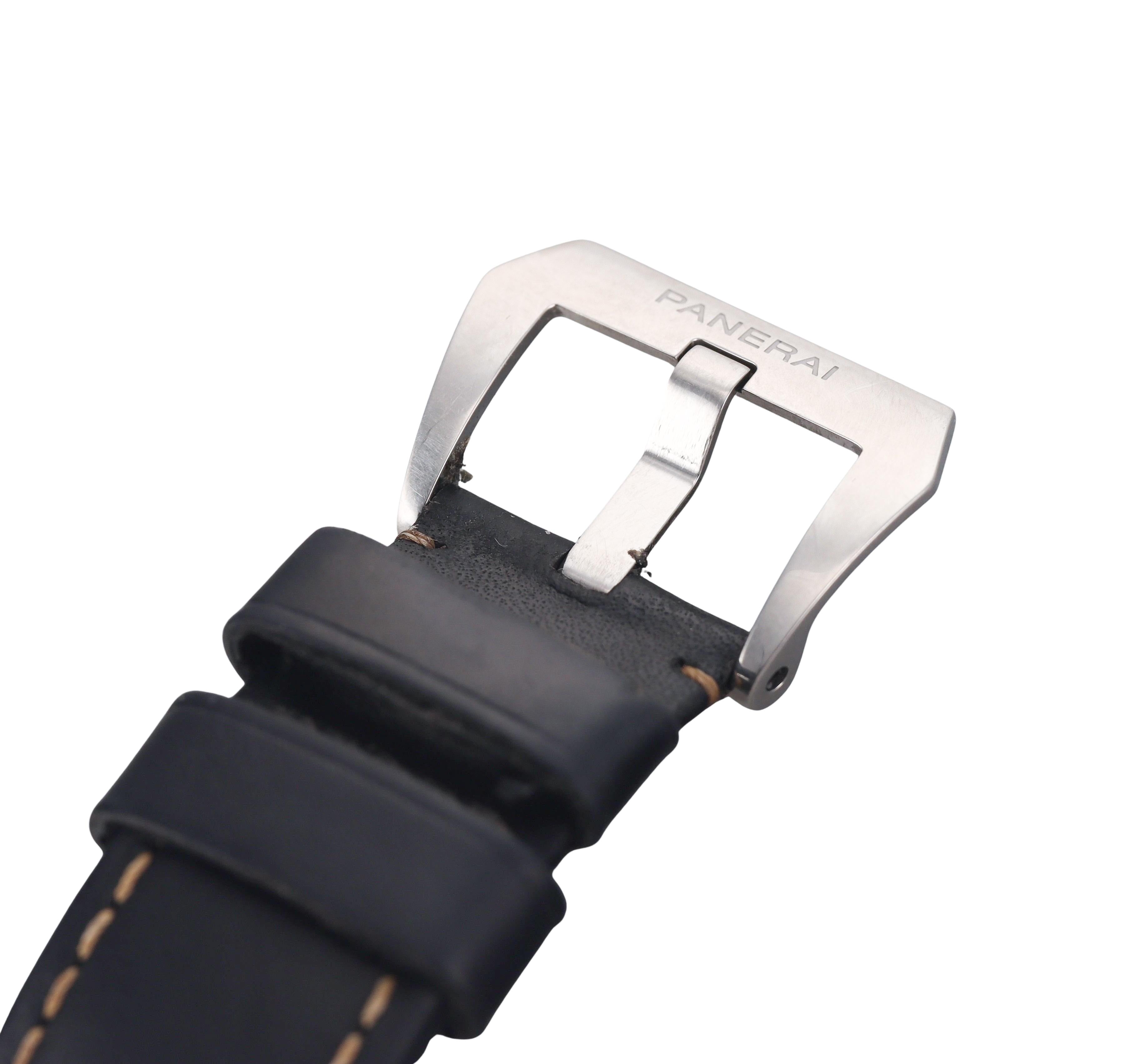 Panerai Luminor Base Logo Manual Wind Steel Watch PAM00773