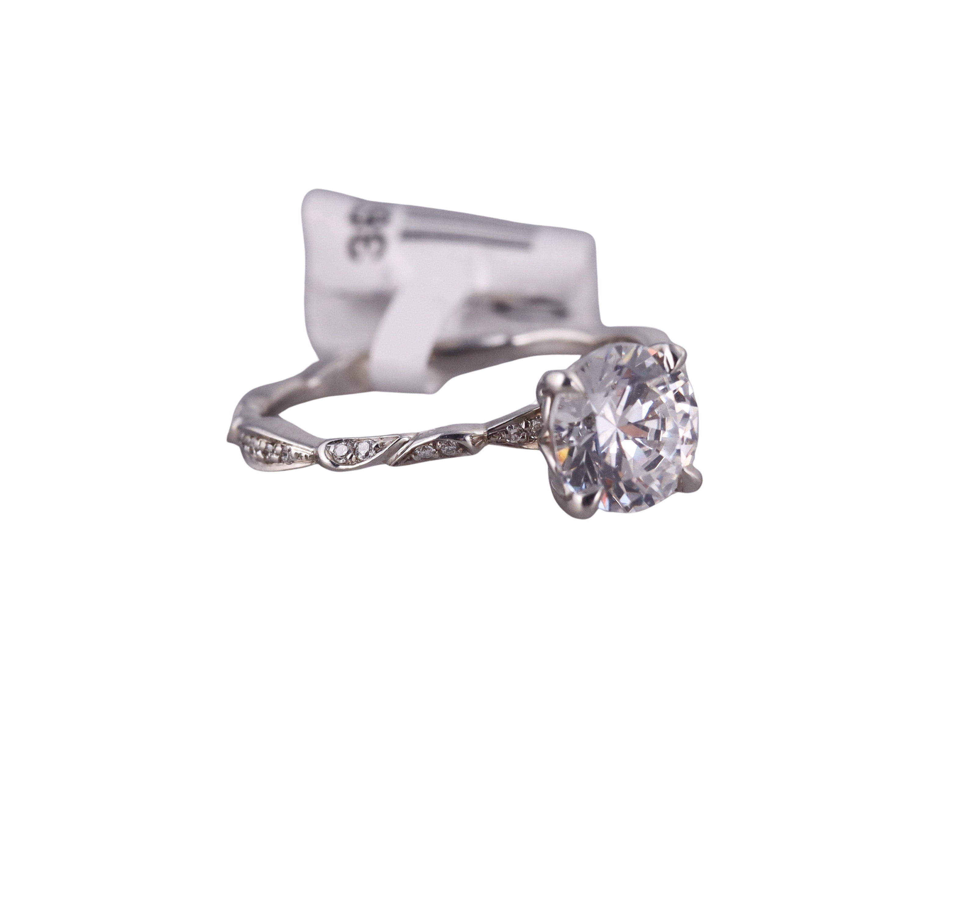 Michael B. Lilly of The Valley Platinum Engagement Ring