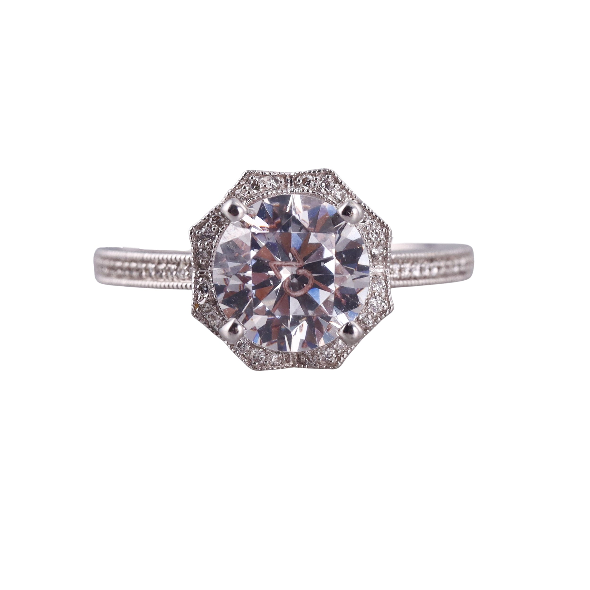 Scott Kay Luminaire Gold Engagement Ring