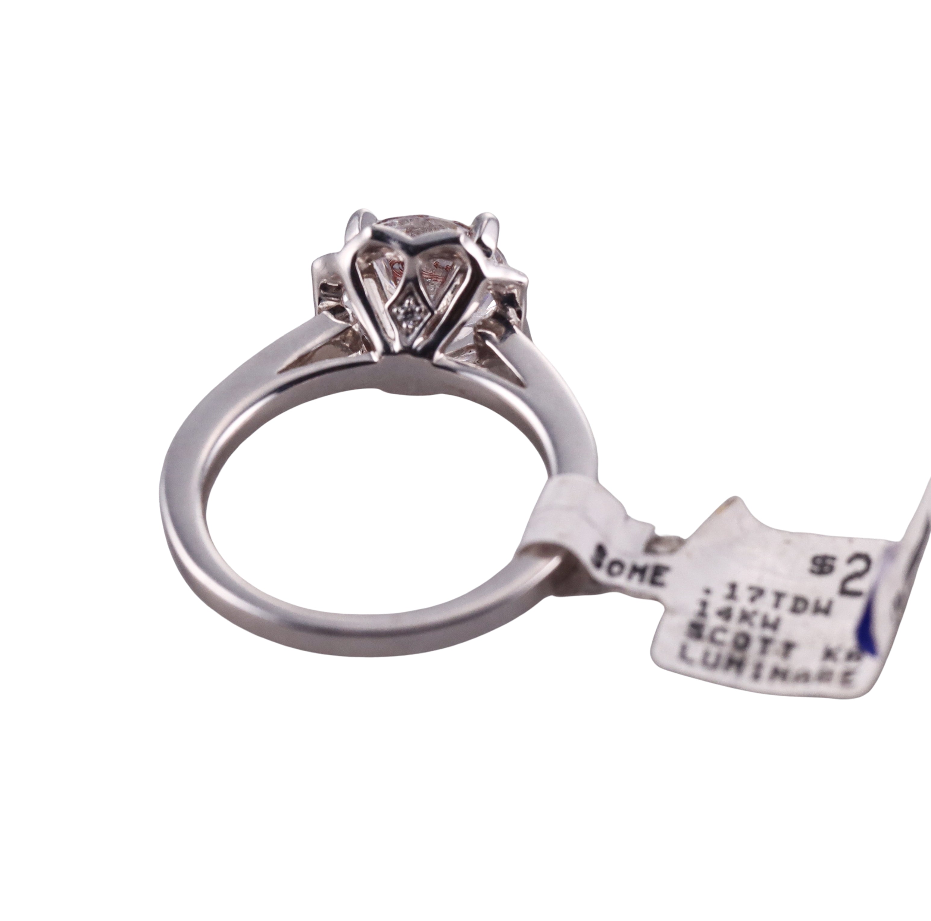 Scott Kay Luminaire Gold Engagement Ring
