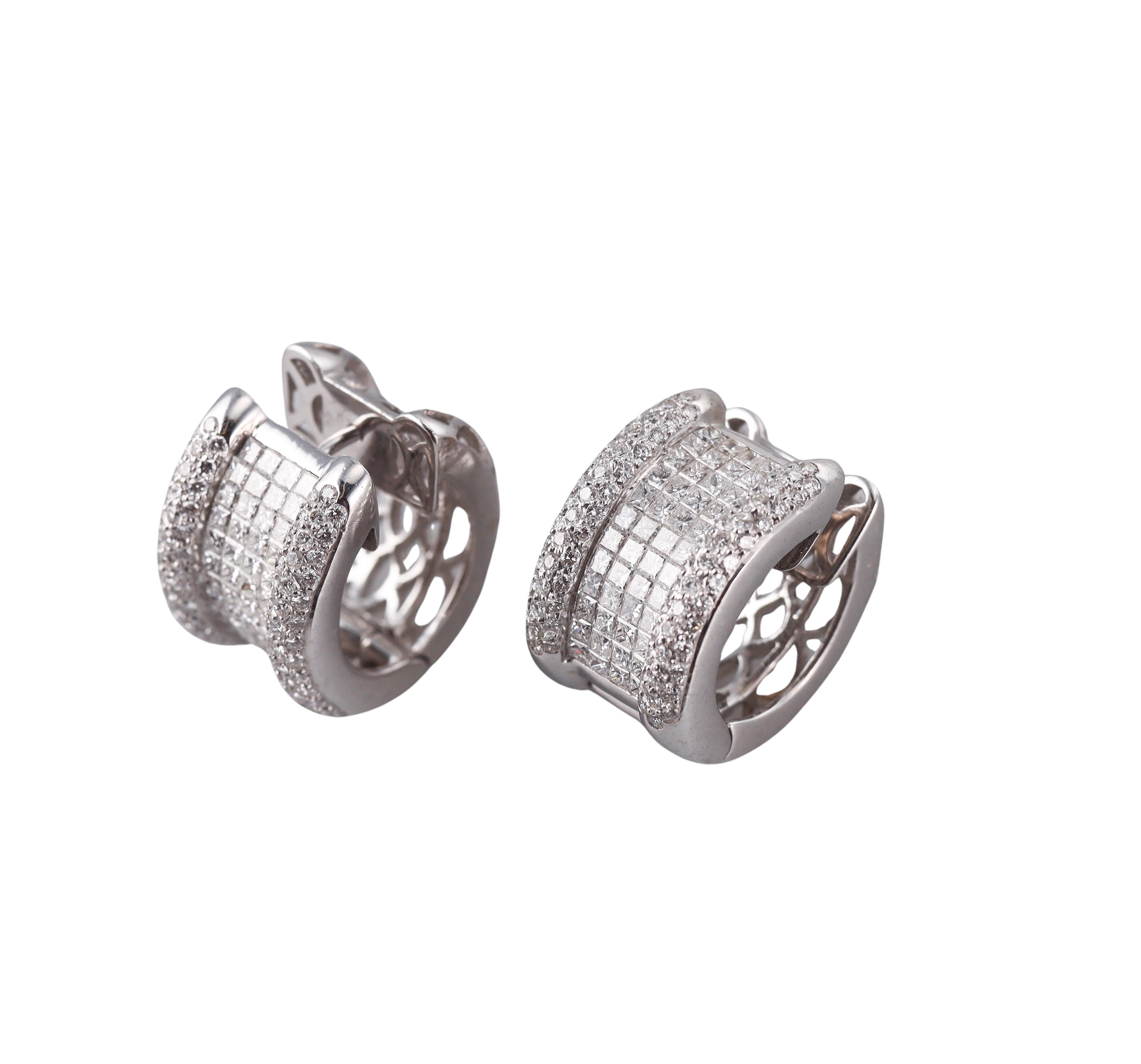 Le Vian 6ctw Diamond Gold Hoop Earrings