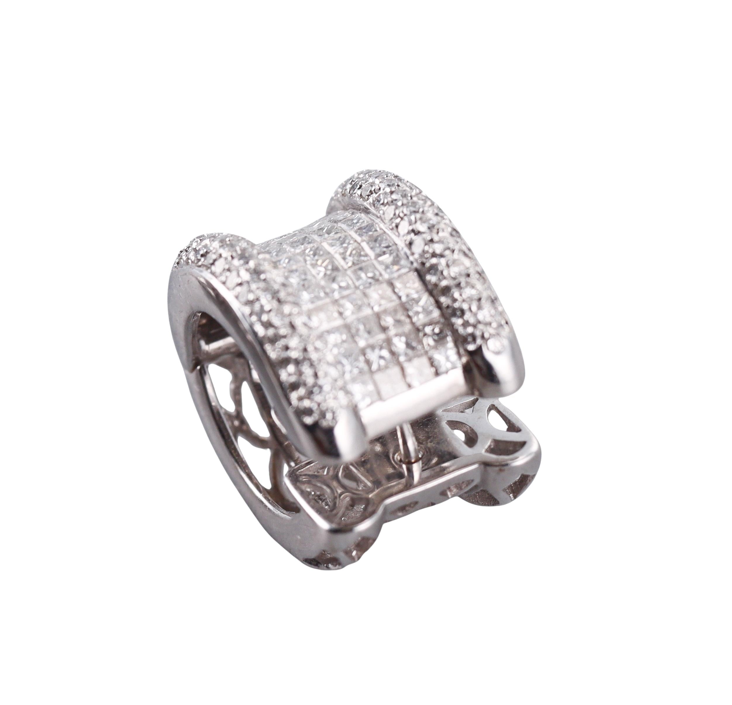 Le Vian 6ctw Diamond Gold Hoop Earrings