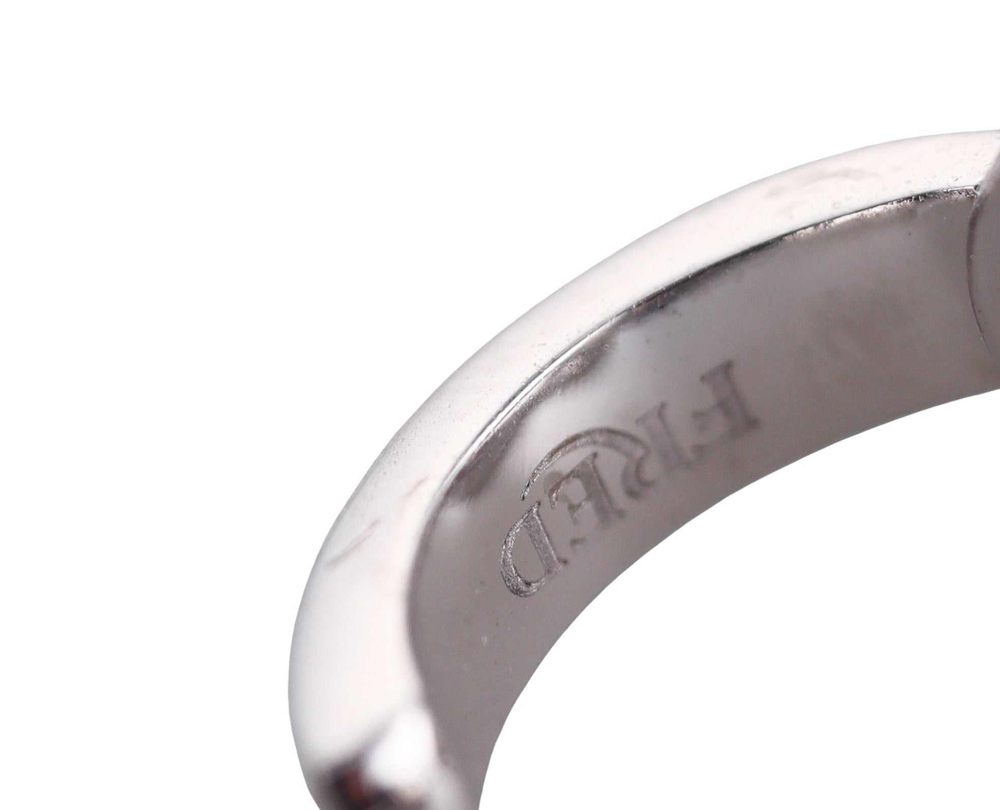 Fred Chance Infinie White Gold Hoop Earrings