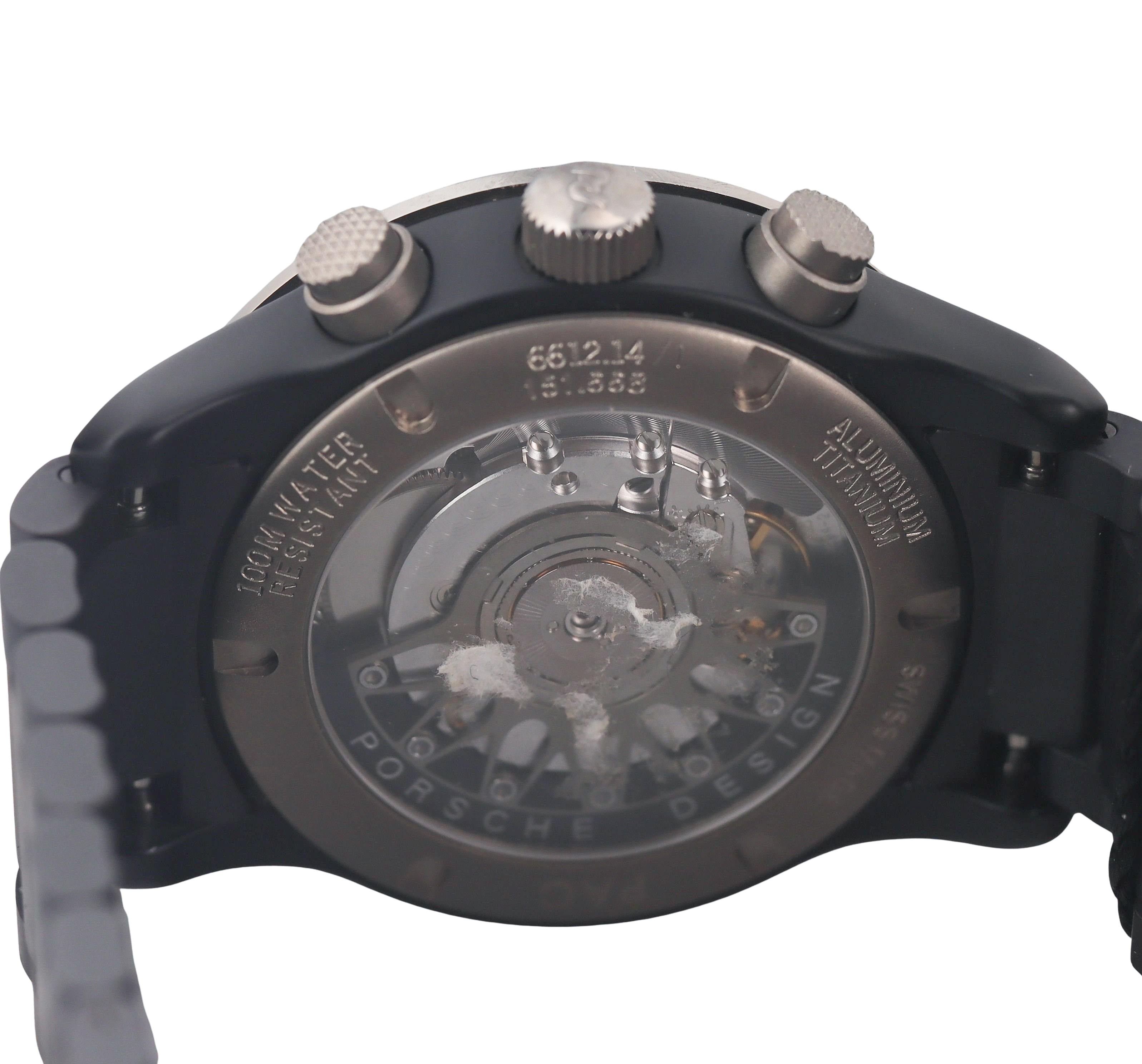 Porsche Design Dashboard Titanium Aluminium Automatic Watch 6612.14