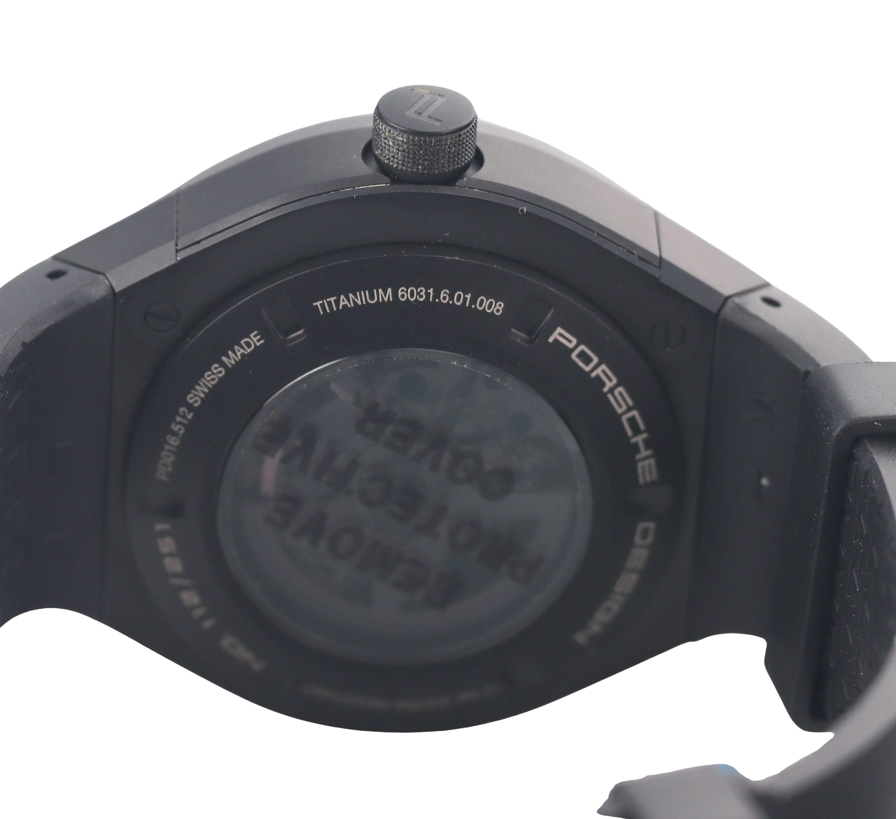 Porsche Design Monobloc Actuator Titanium Automatic Watch 6031.6.01.008