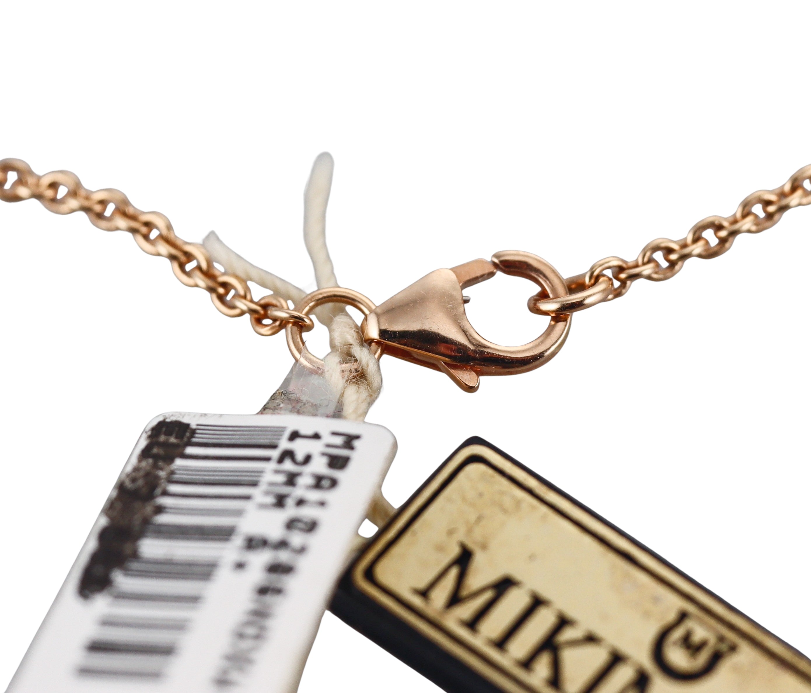 Mikimoto Cherry Blossom Rose Gold South Sea Pearl Diamond Necklace