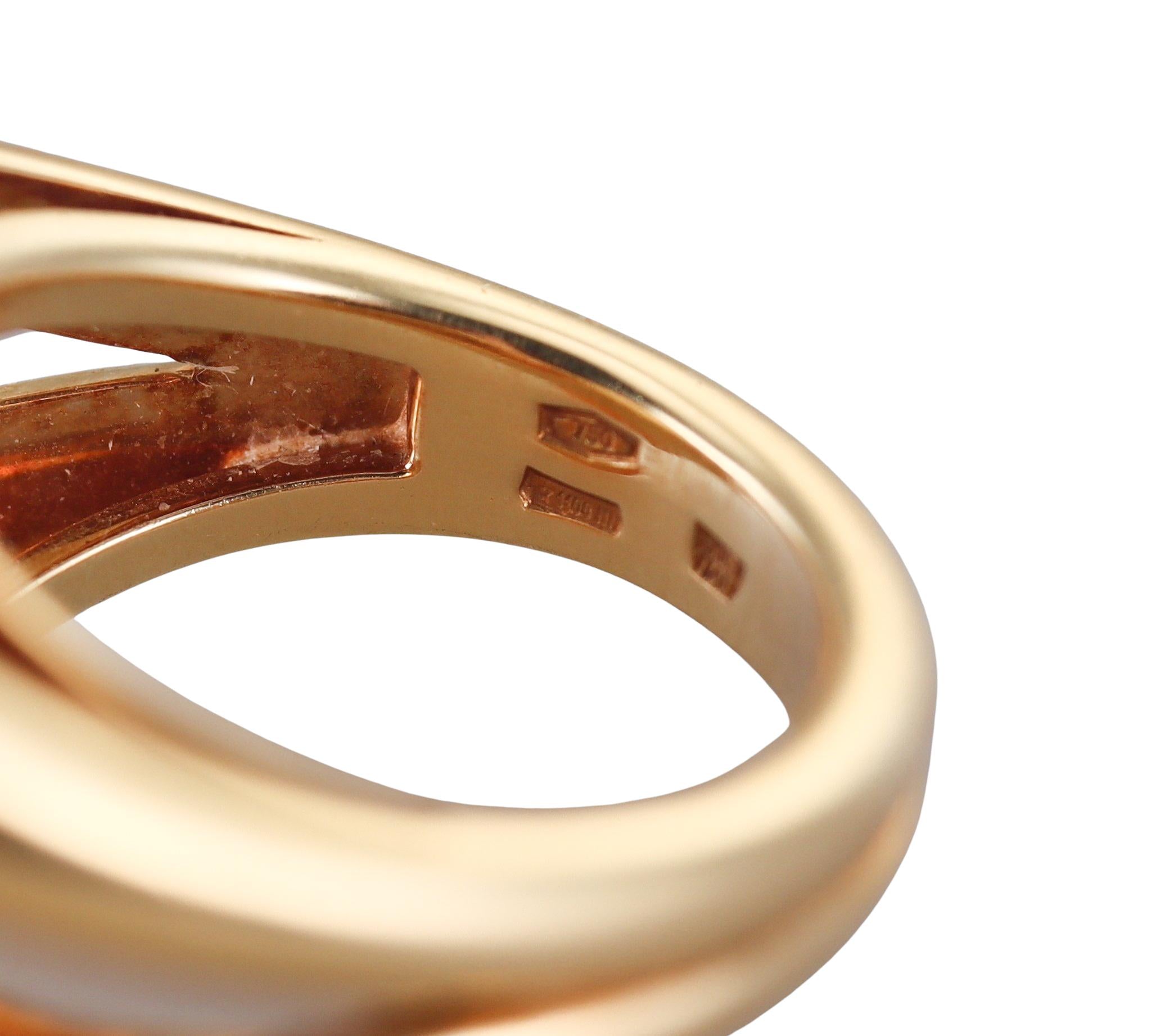 Verdura Candy Citrine Chrome Tourmaline Gold Ring