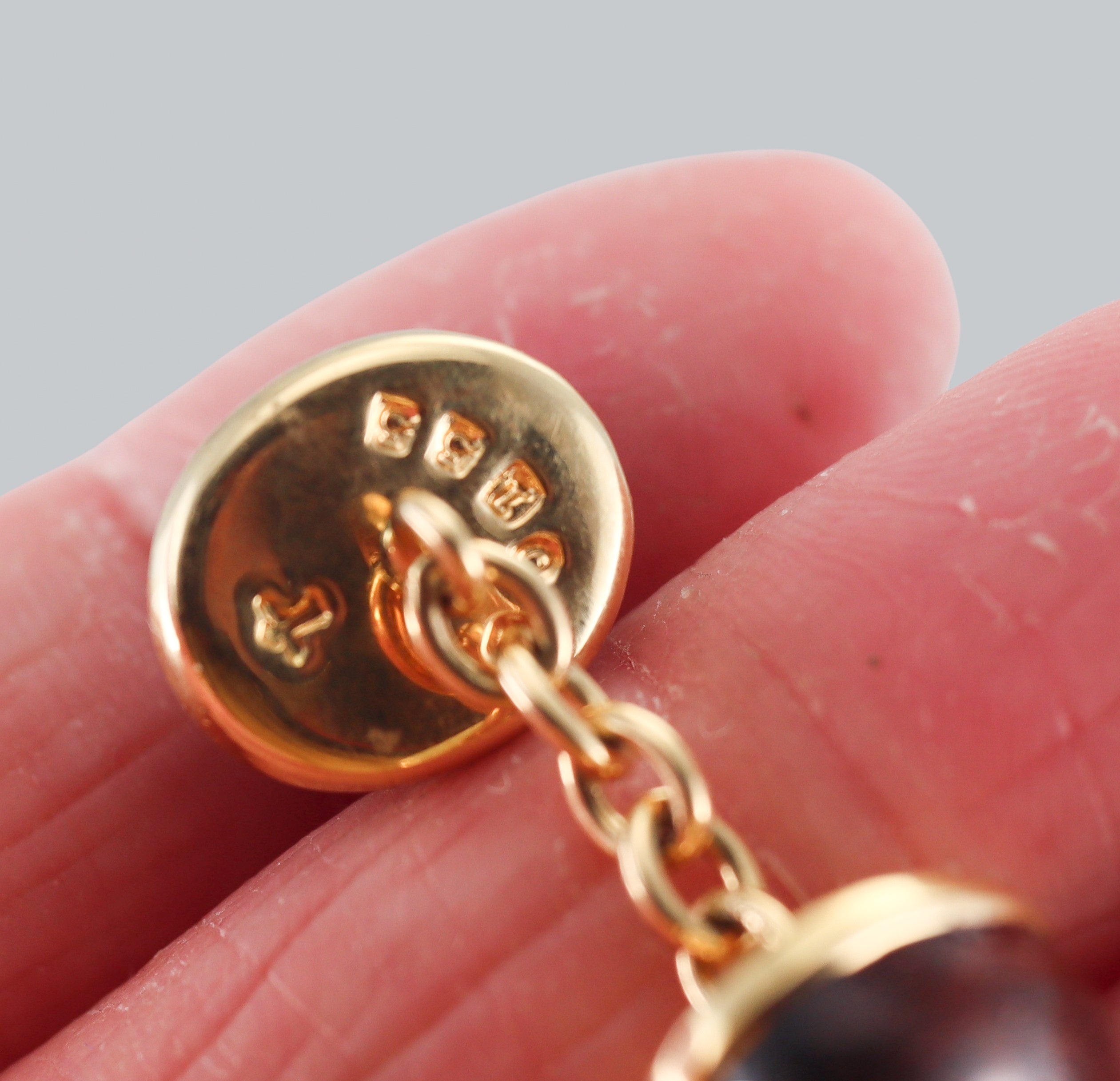 Trianon Wood 18k Gold Cufflinks