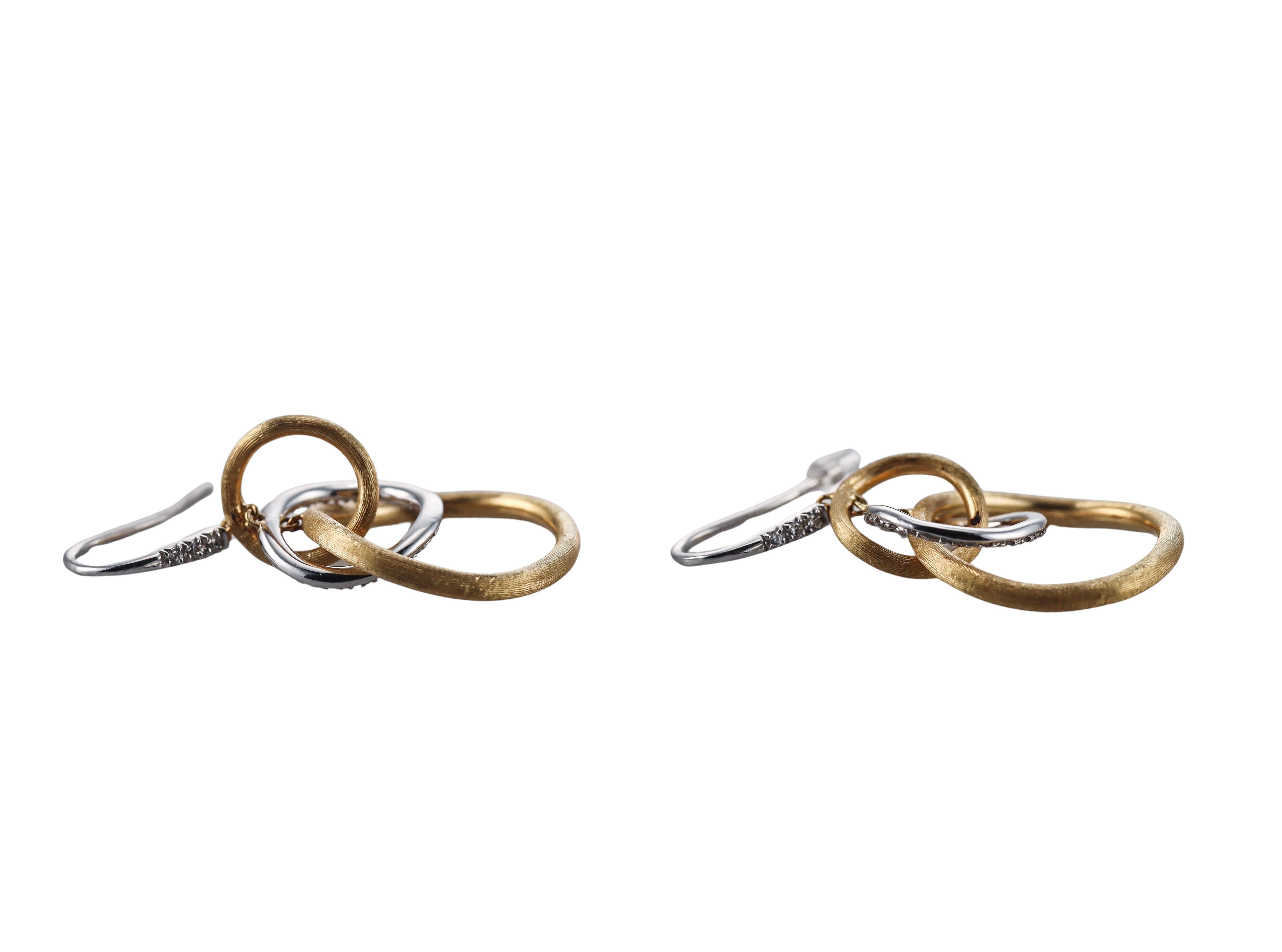 Marco Bicego Jaipur Link Gold Diamond Earrings
