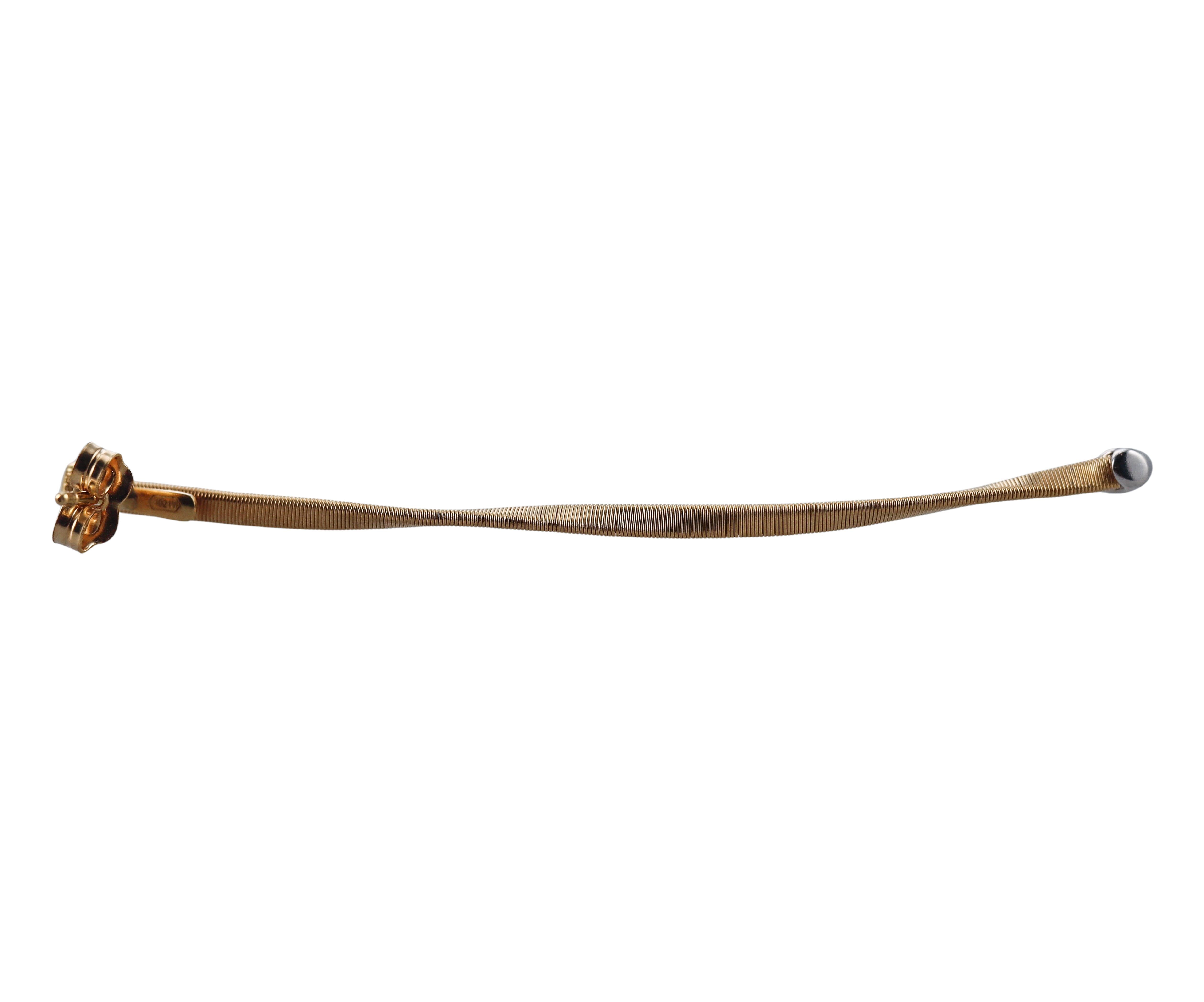 Marco Bicego Marrakech Gold Diamond Long Earrings