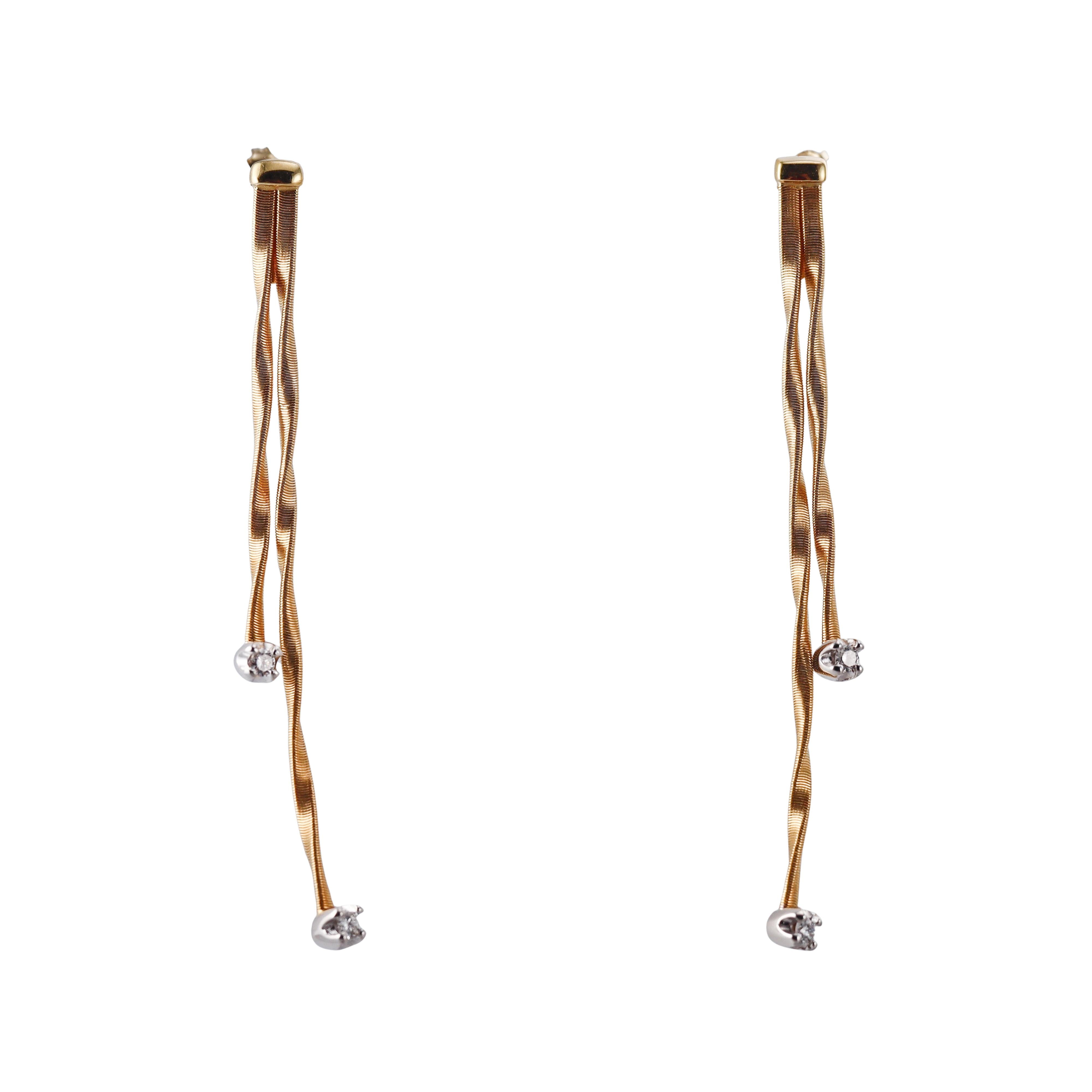 Marco Bicego Marrakech Gold Diamond Earrings