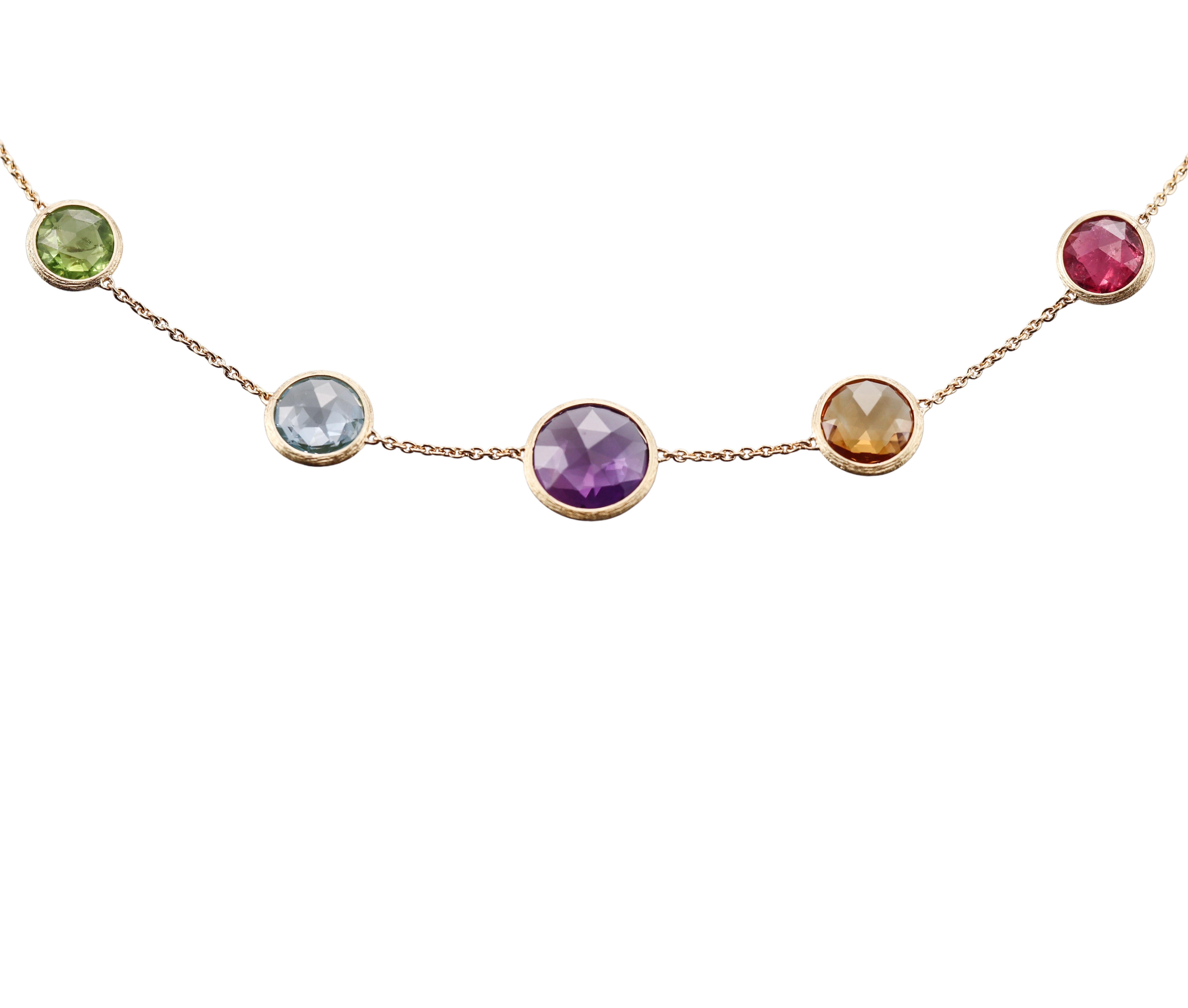 Marco Bicego Jaipur Gemstone Gold Necklace
