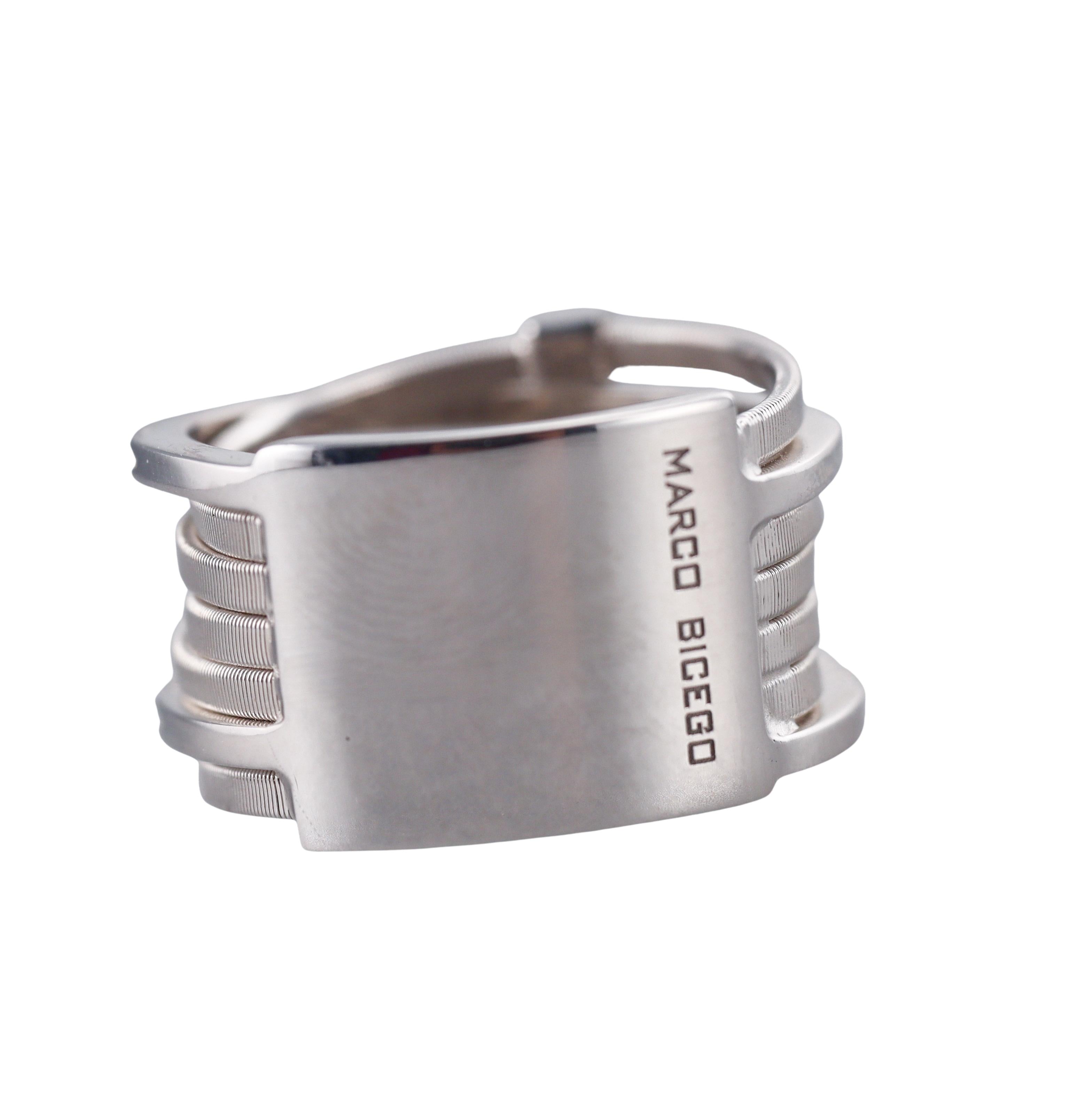 Marco Bicego Goa Diamond Gold Seven Row Ring