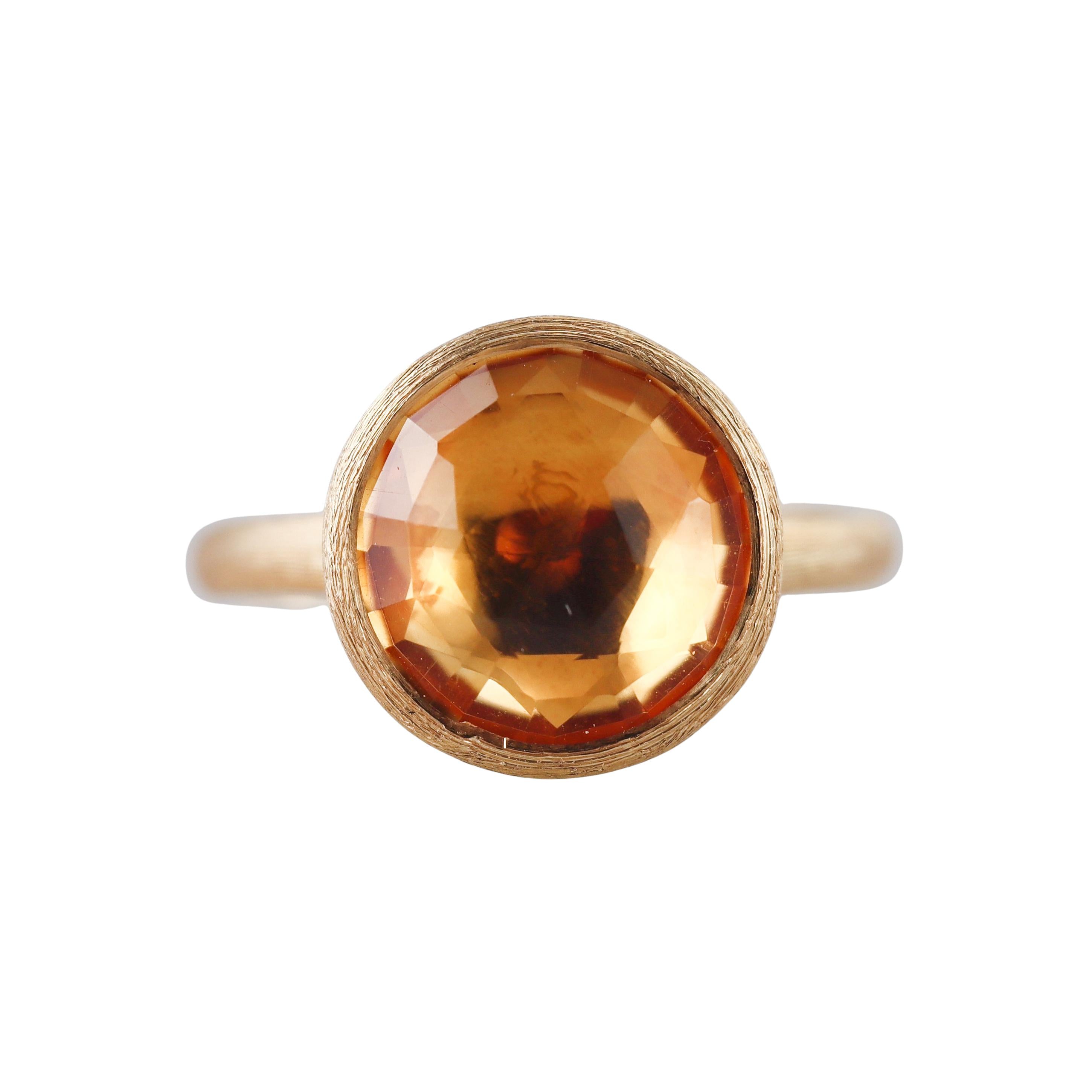 Marco Bicego Jaipur Citrine Gold Medium Ring