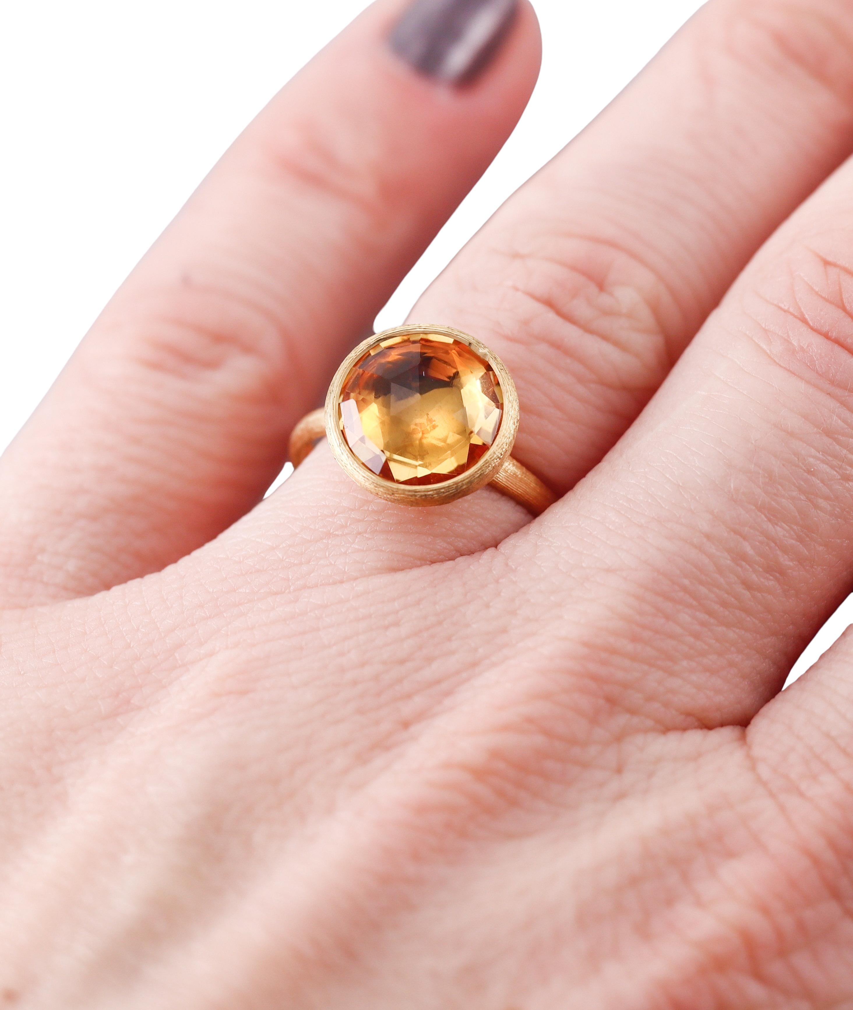 Marco Bicego Jaipur Citrine Gold Medium Ring