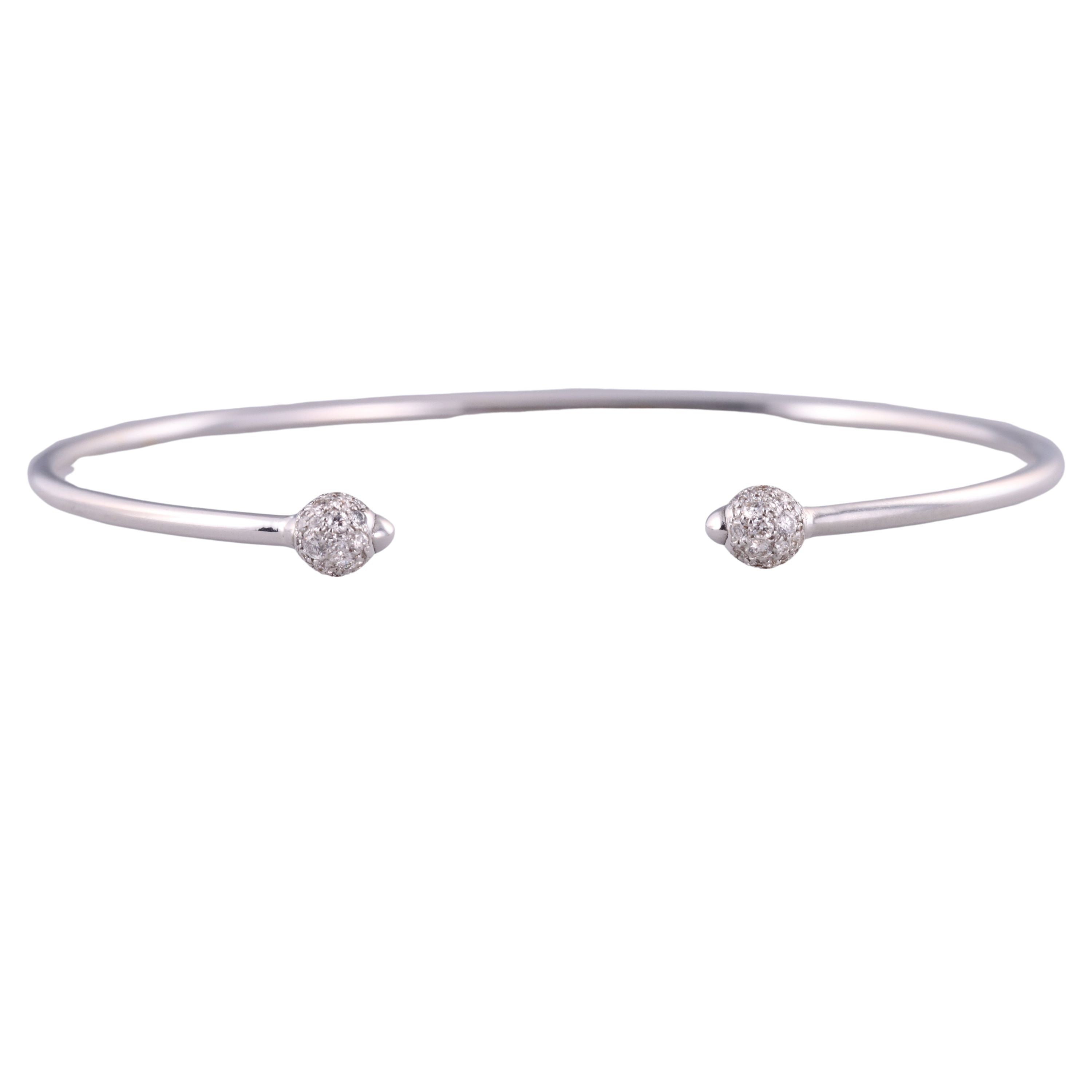 Pomellato M'ama Non M'ama 18k Gold Diamond Cuff Bracelet