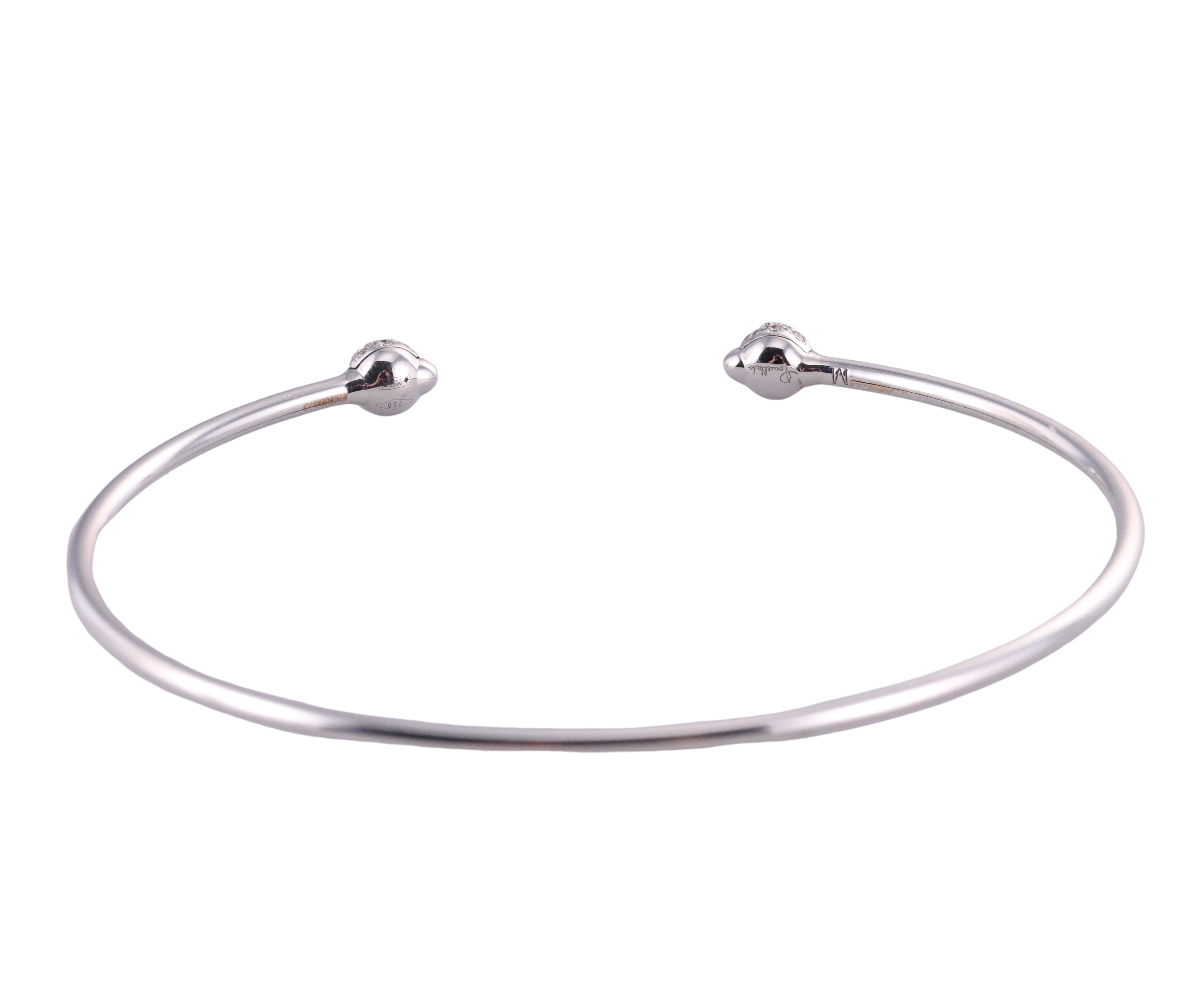 Pomellato M'ama Non M'ama 18k Gold Diamond Cuff Bracelet
