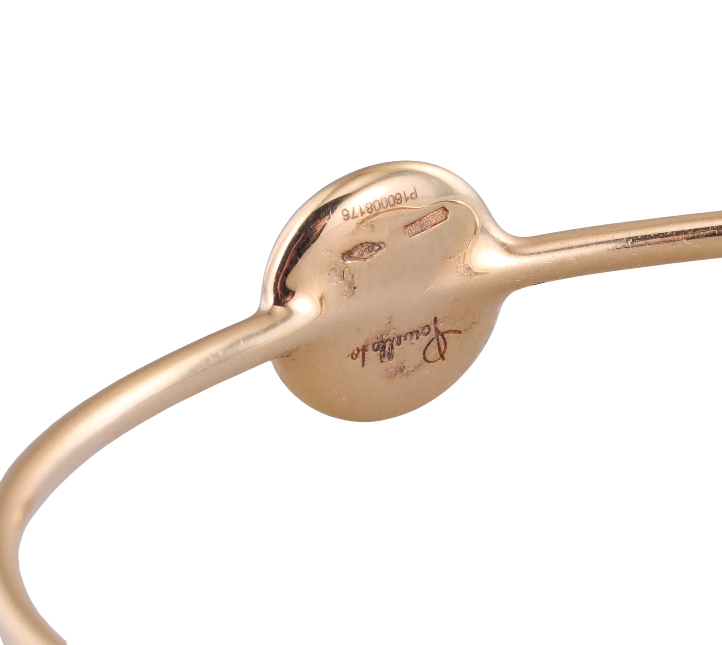 Pomellato Sabbia Fancy Diamond 18k Gold Cuff Bracelet