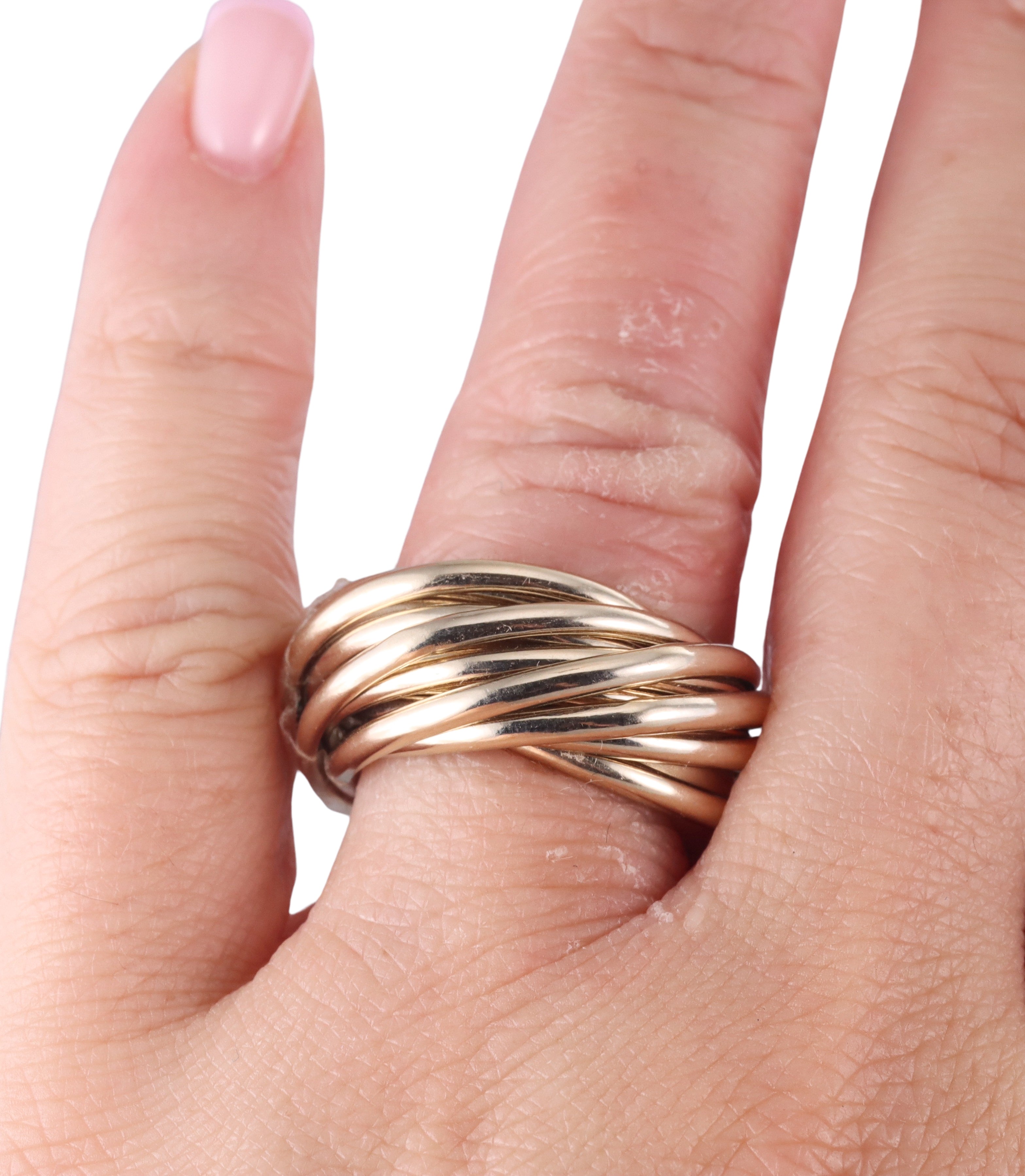Pomellato 18k Gold Rolling Band Ring