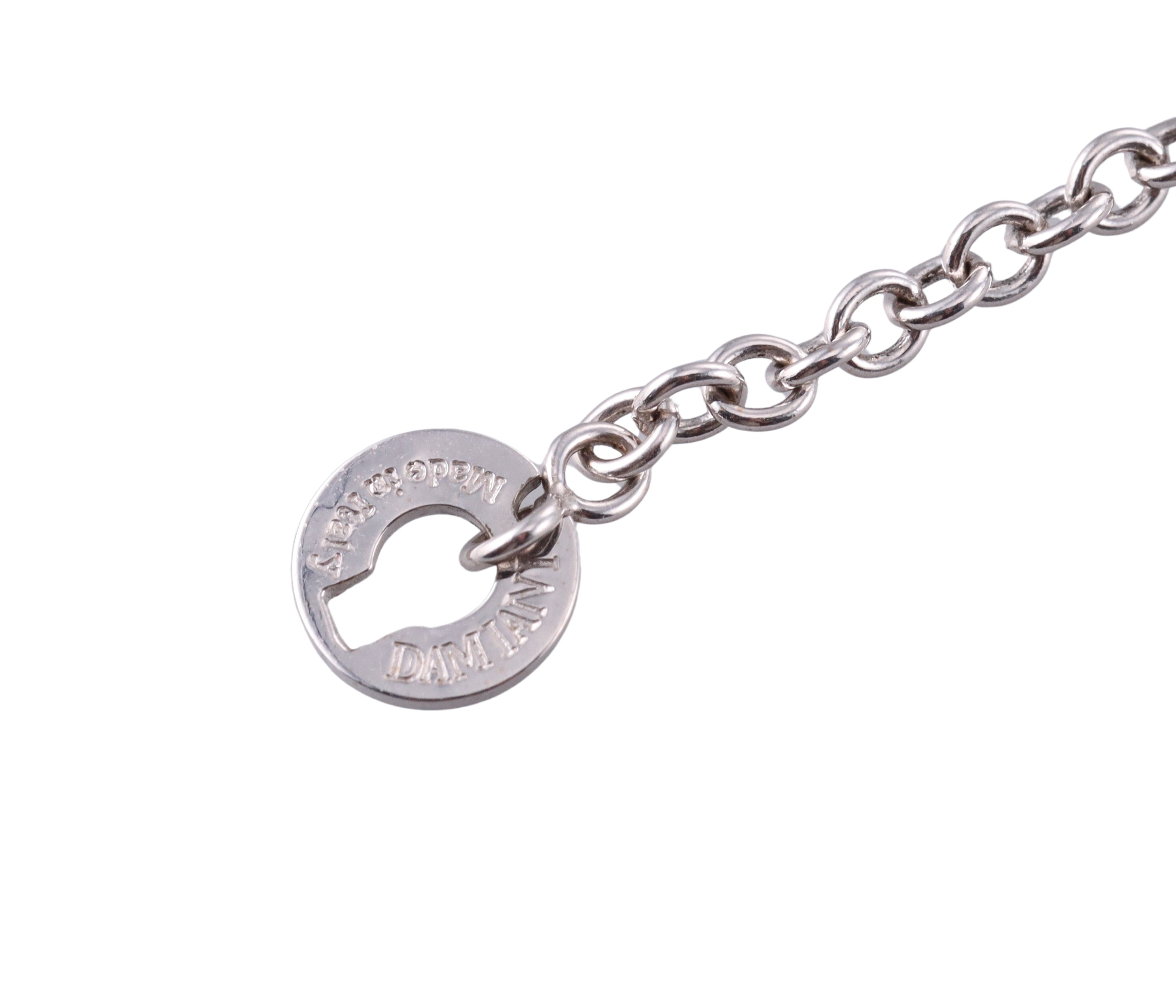 Damiani D.Side 18k Gold Diamond Charm Bracelet