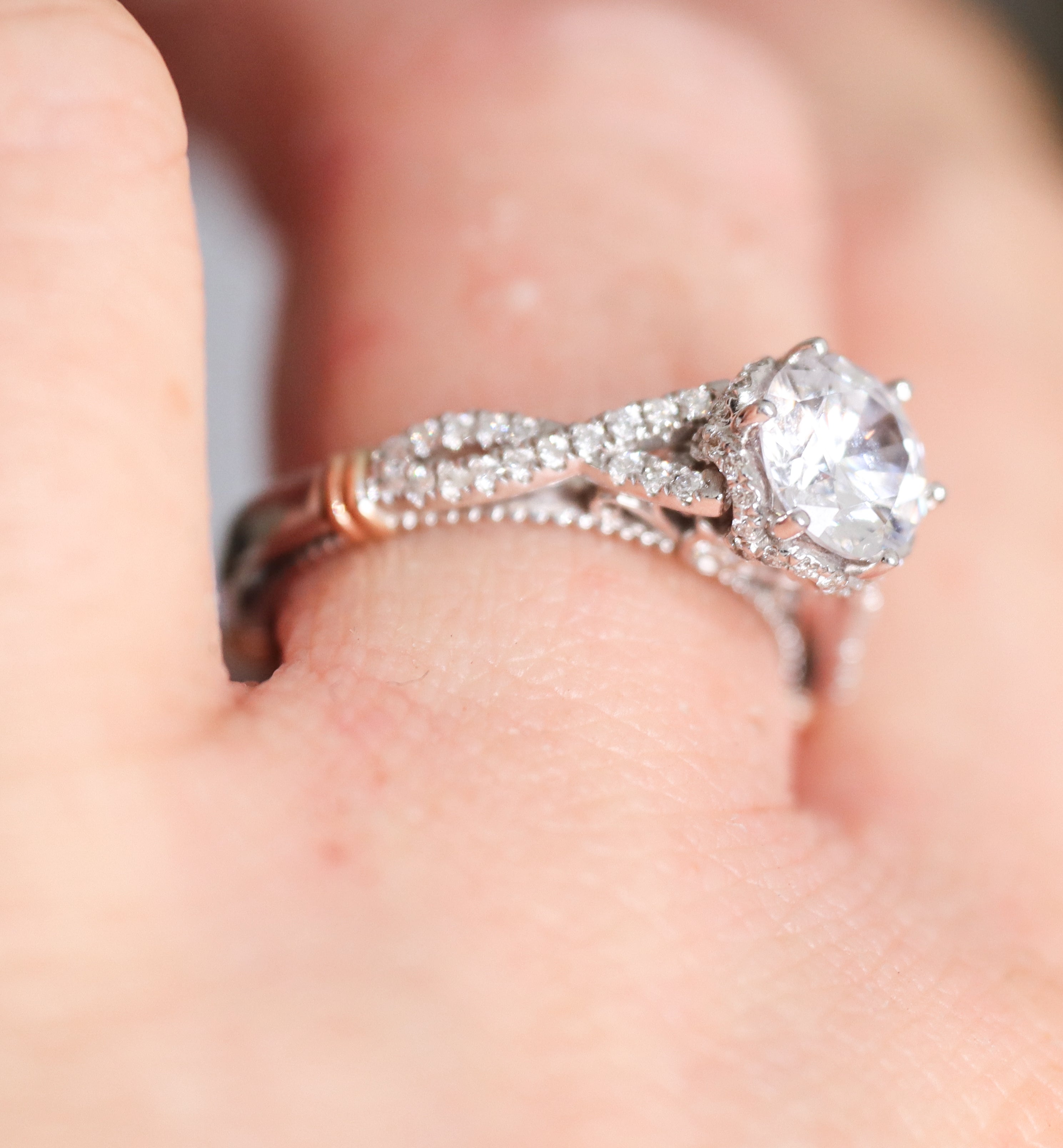 Verragio Parisian Gold Engagement Ring