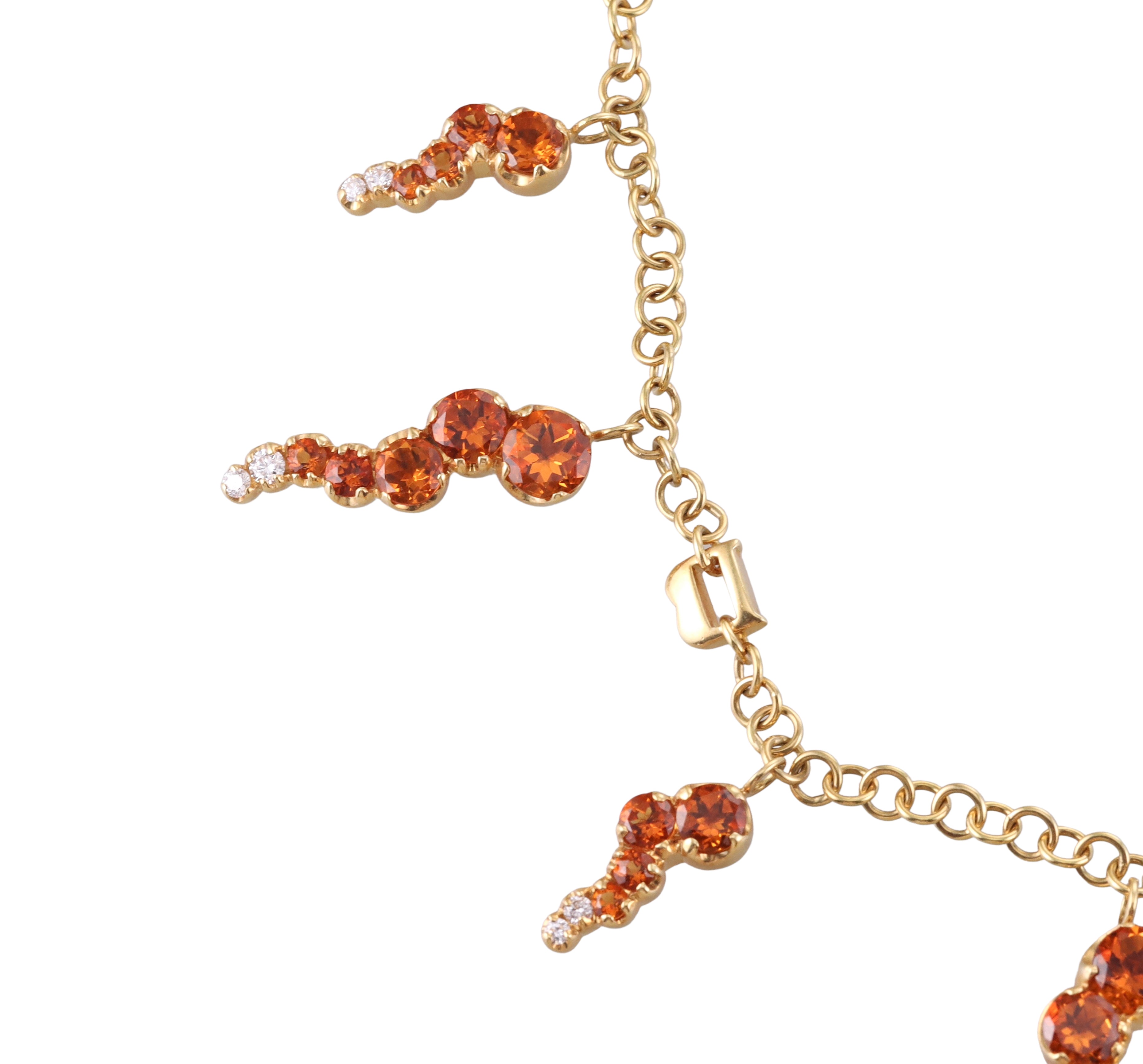 Pasquale Bruni 18k Gold Citrine Diamond Necklace