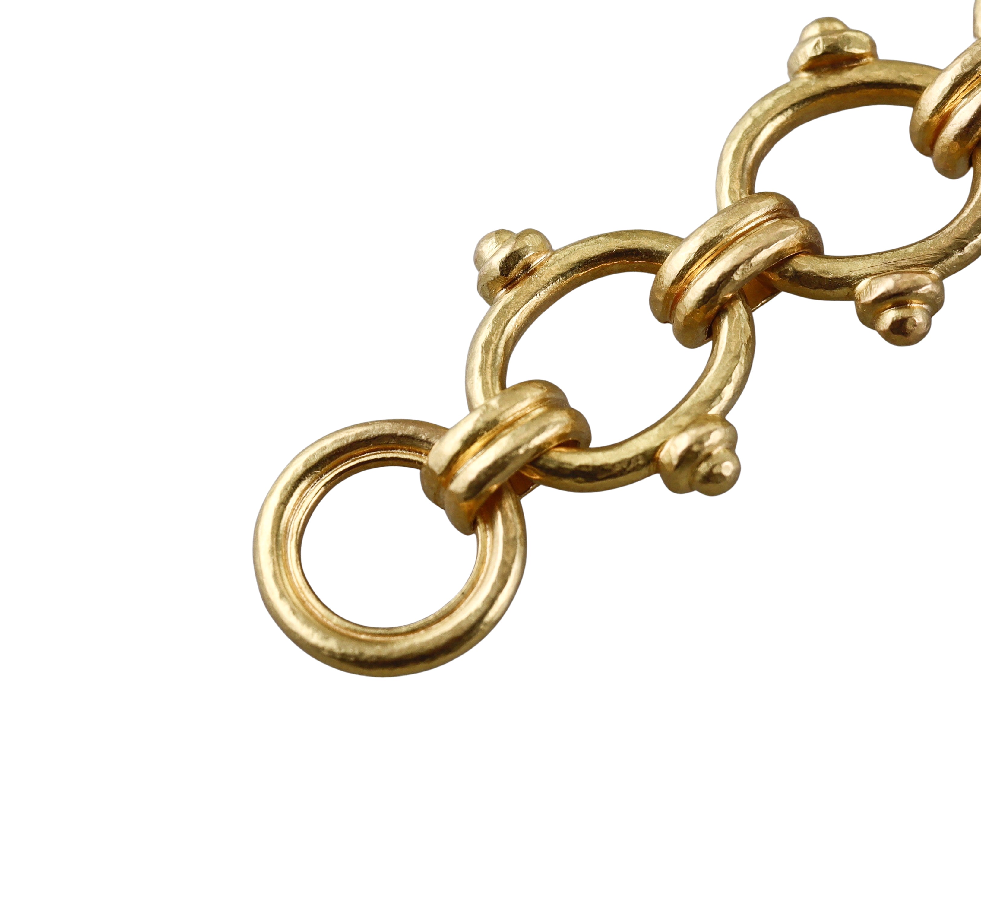 Elizabeth Locke Link Gold Toggle Bracelet