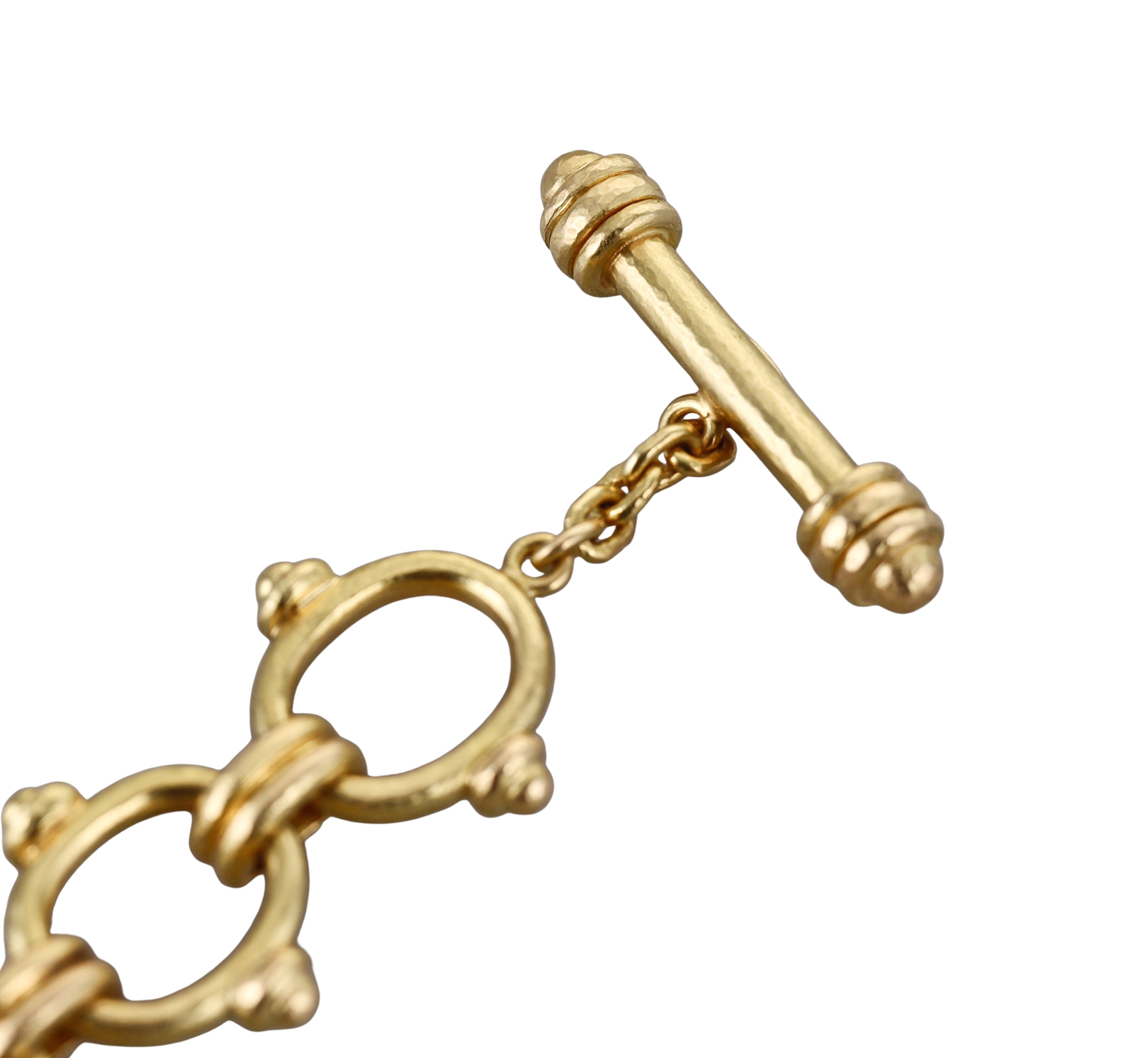 Elizabeth Locke Link Gold Toggle Bracelet