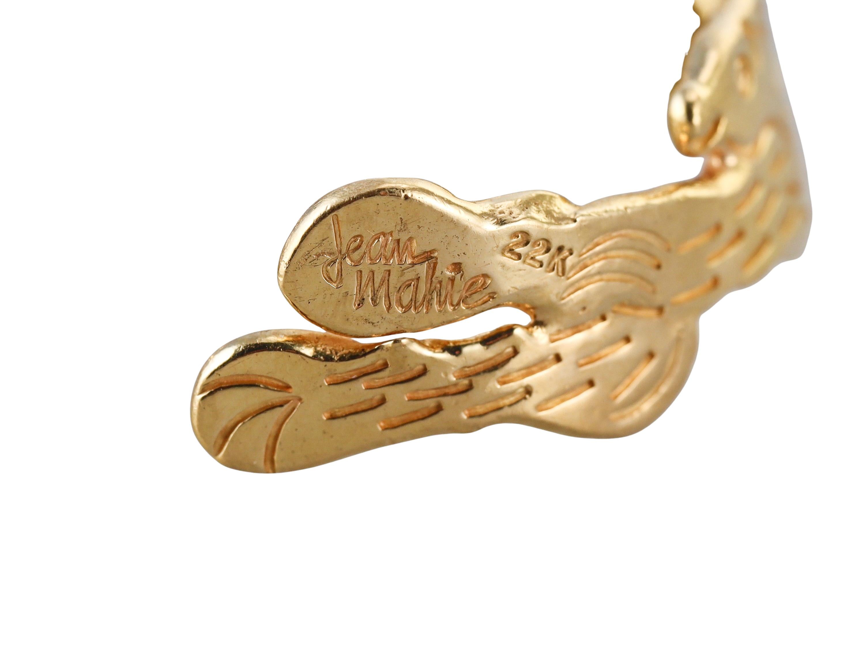 Jean Mahie Charming Monsters Gold Cuff Bracelet